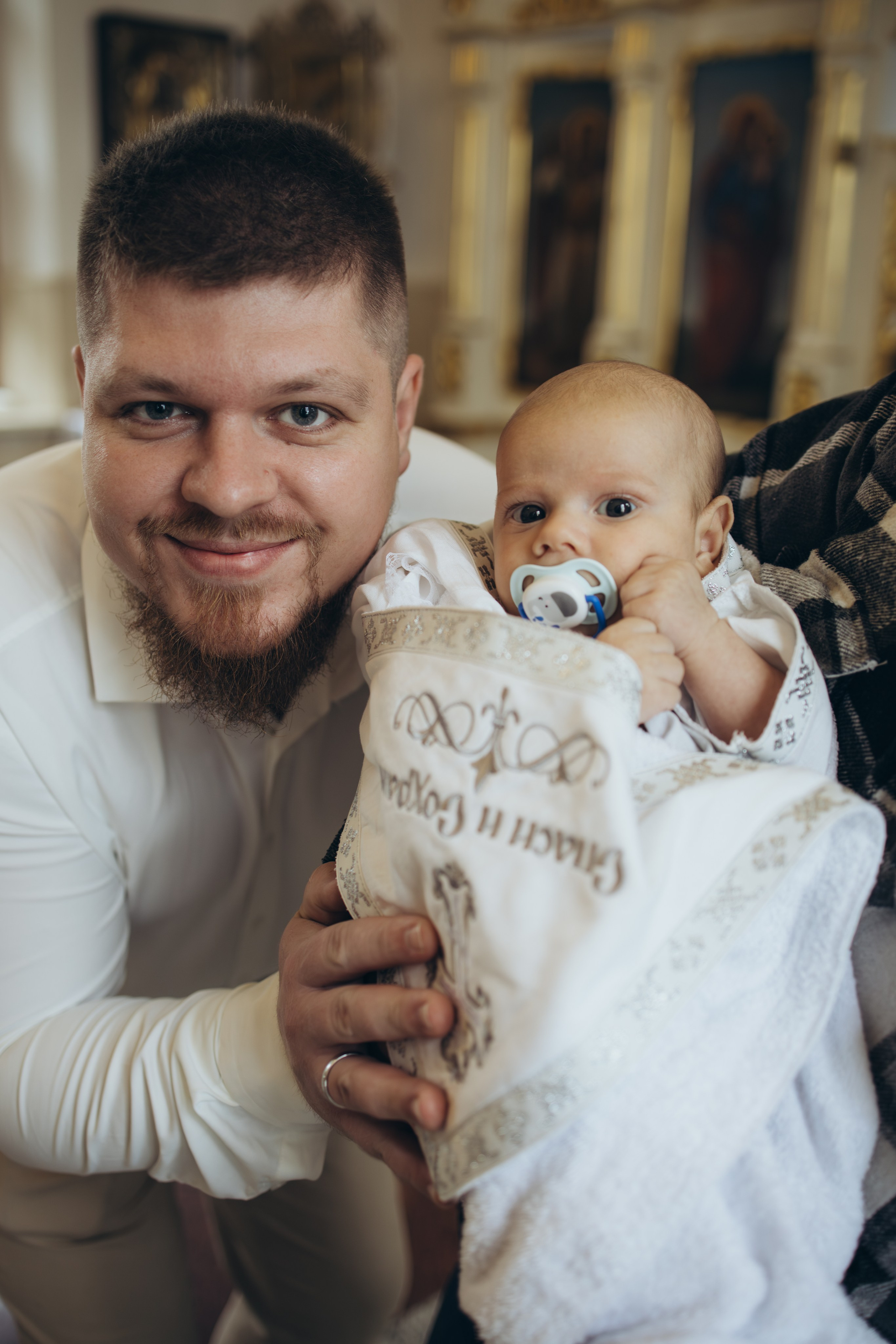 Крещение в православном храме. Семейный фотограф в Минске — Алина Тиханович