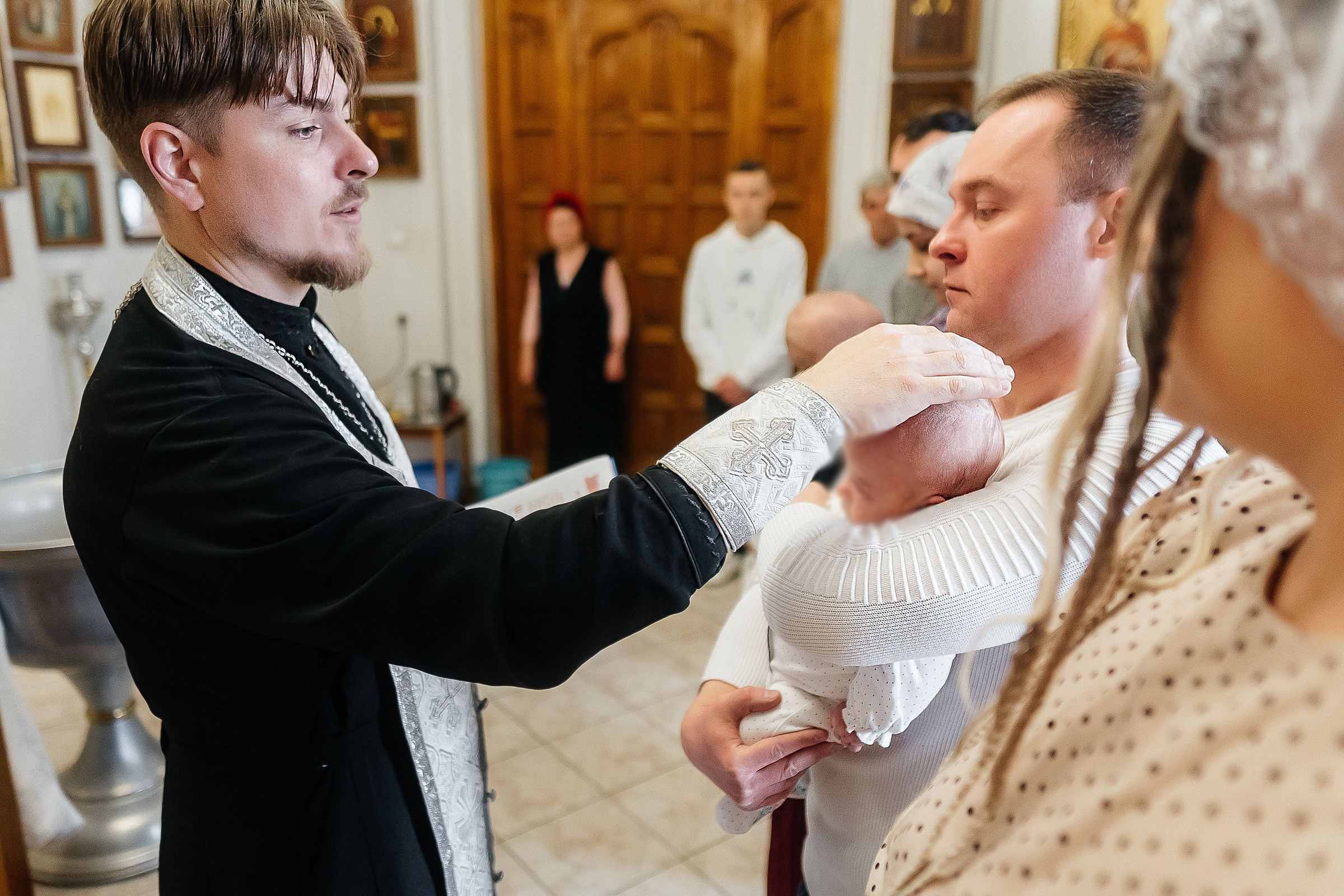 Таинство Крещения Софии. Семейный и свадебный фотограф в Москве Леванова Александра