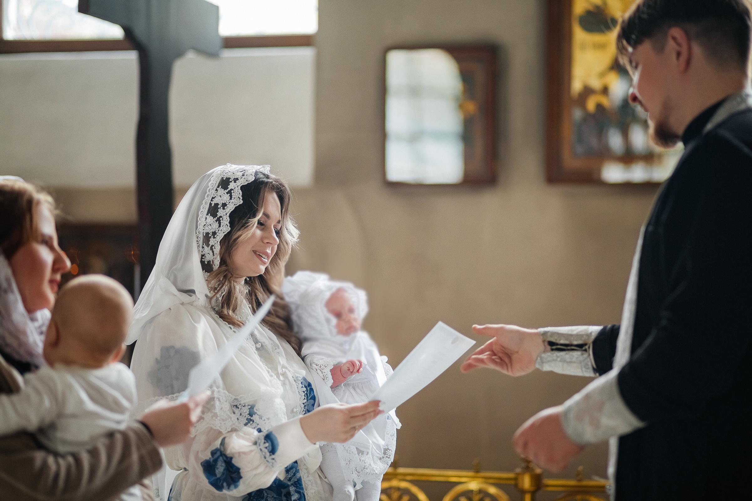 Таинство Крещения Софии. Семейный и свадебный фотограф в Москве Леванова Александра