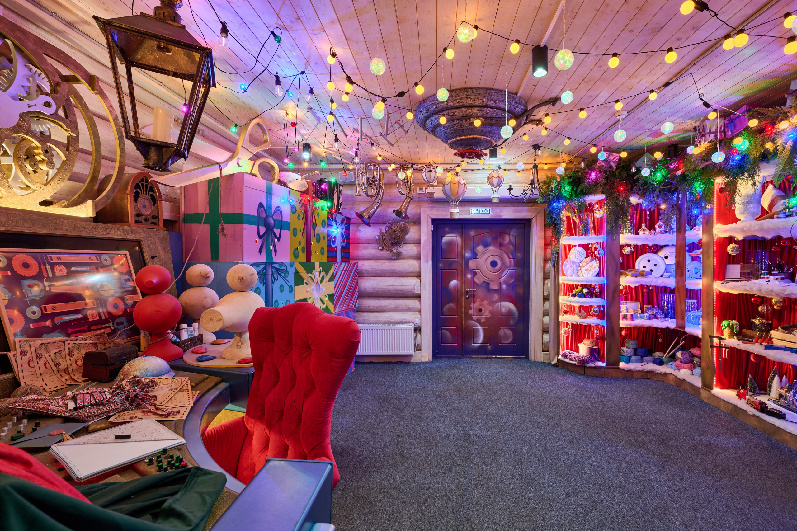 Интерьеры Усадьбы Деда Мороза. Никита Хохловский фото и видео продакшн