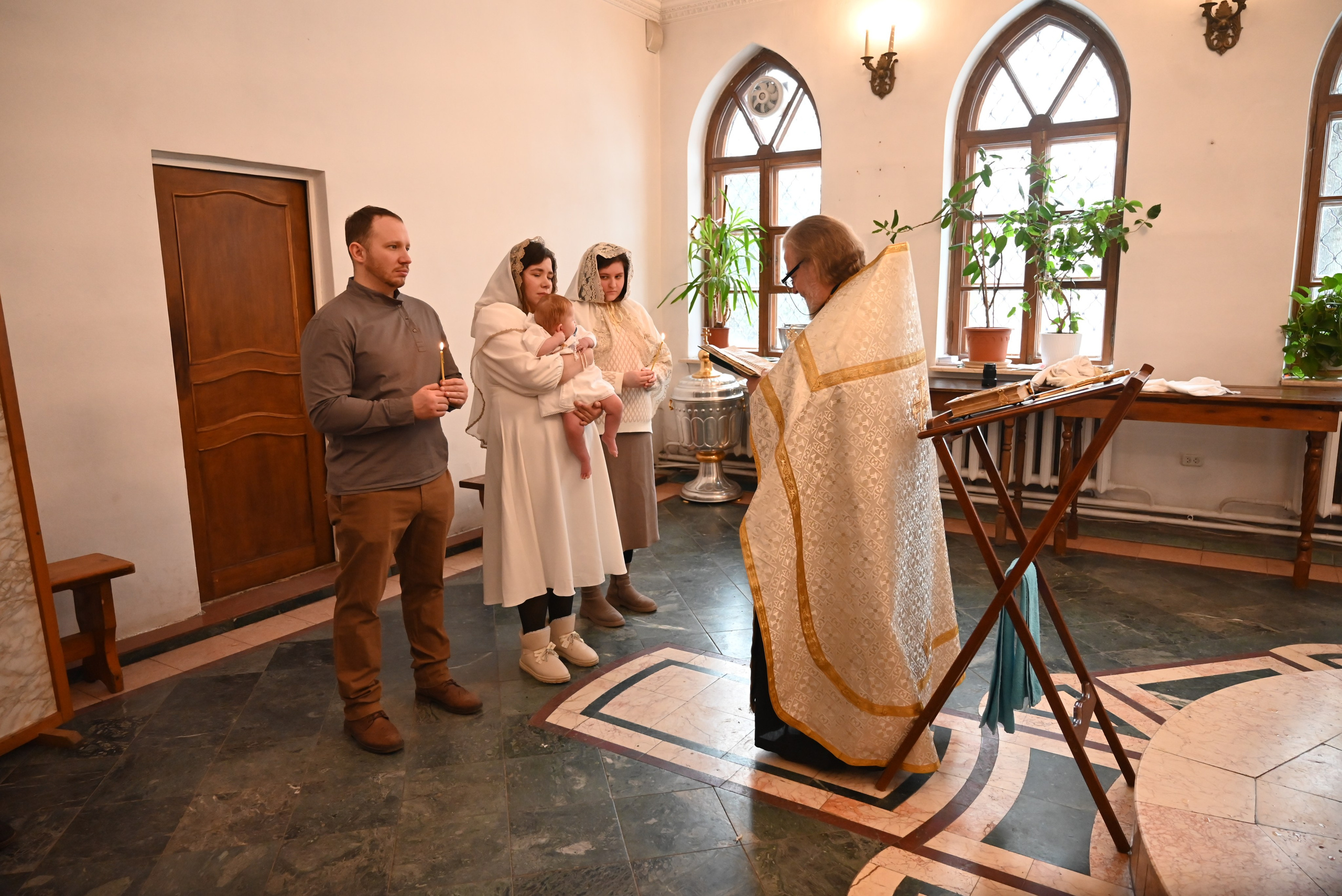 Крещение в Царицыно. Семейный и детский фотограф Москва