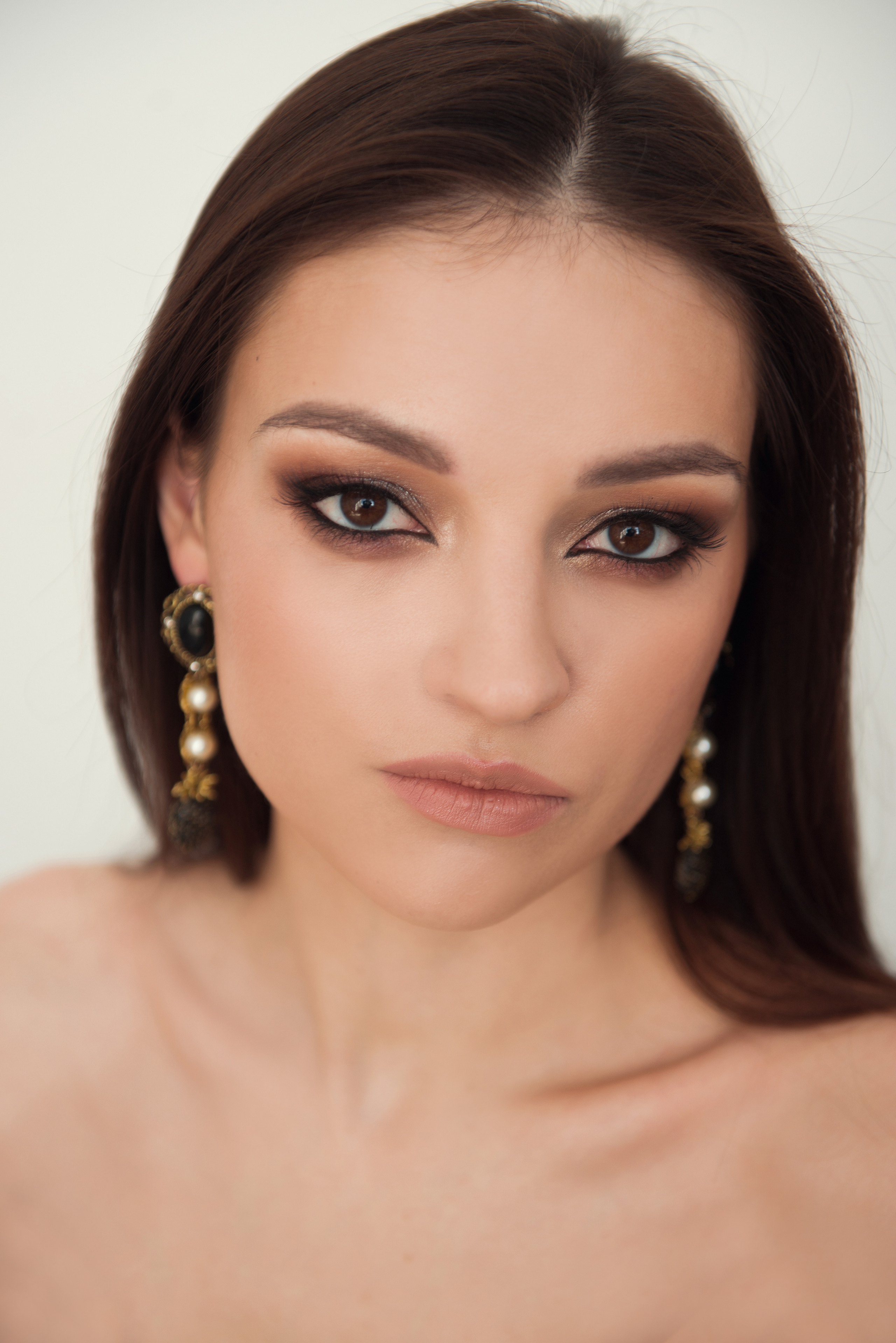 Женский портрет в студии, лукбук. Фотограф Кристина Гришина Рязань