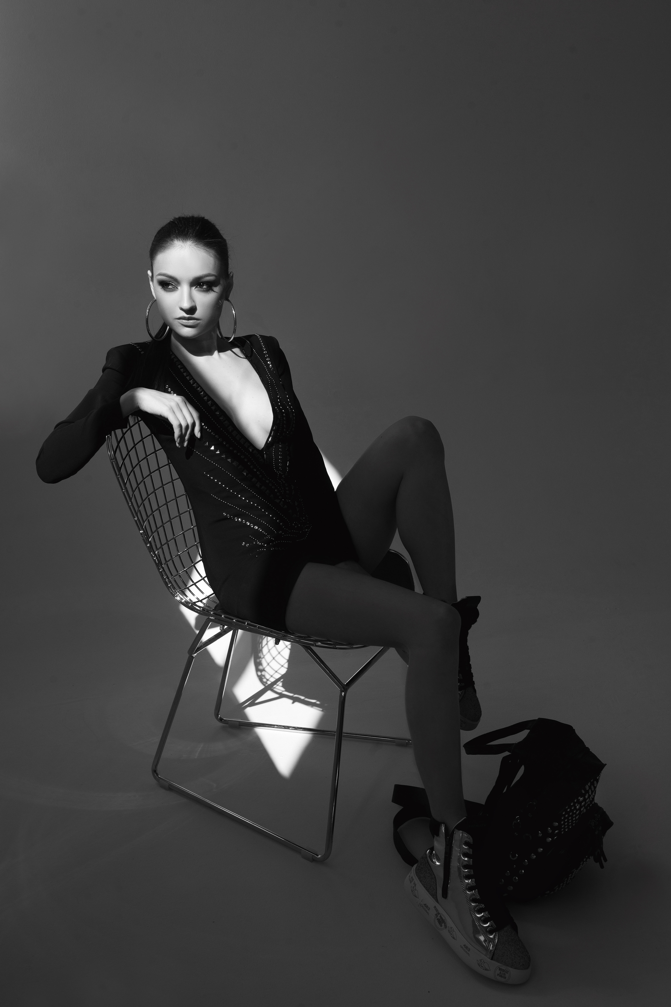 Женский портрет в студии, лукбук. Фотограф Кристина Гришина Рязань