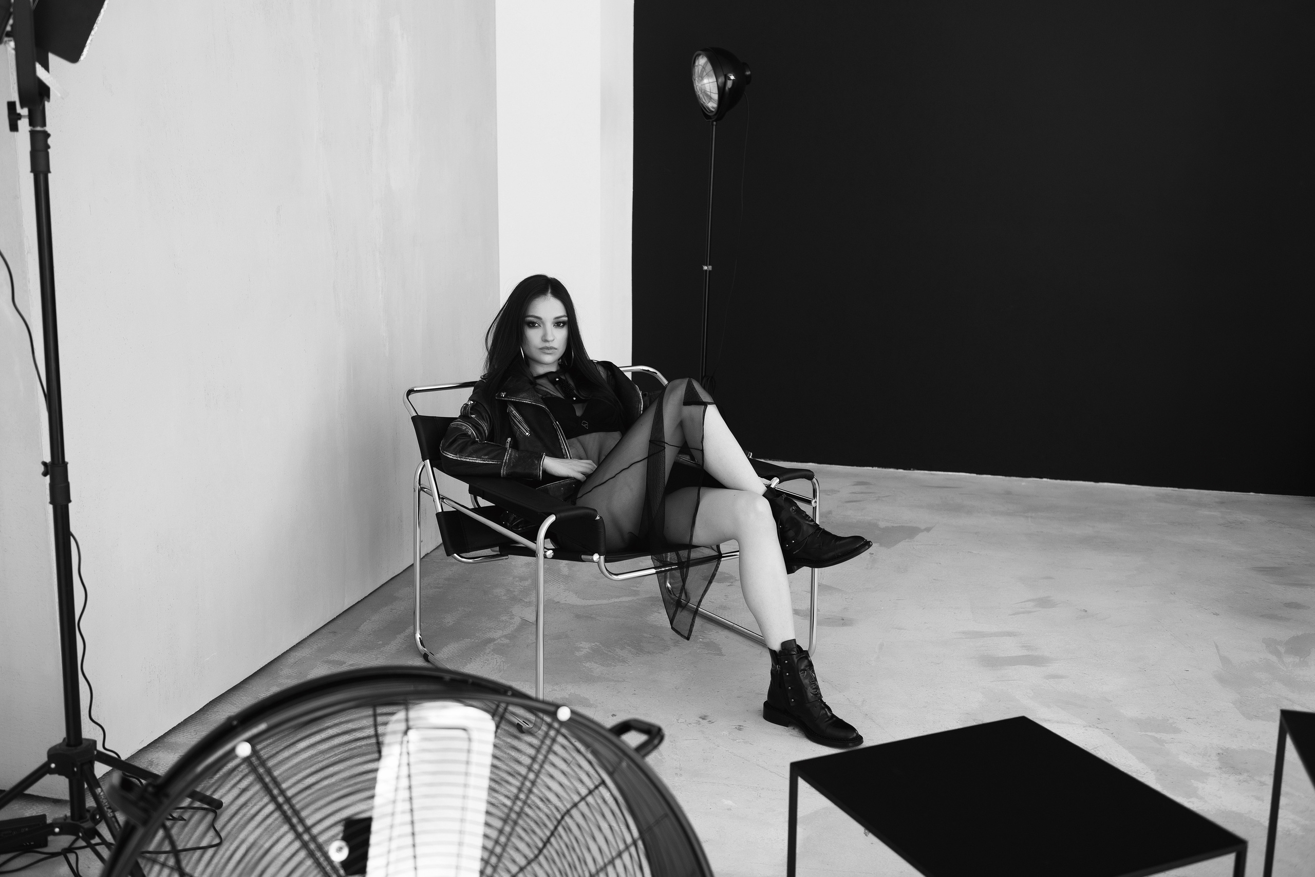 Женский портрет в студии, лукбук. Фотограф Кристина Гришина Рязань