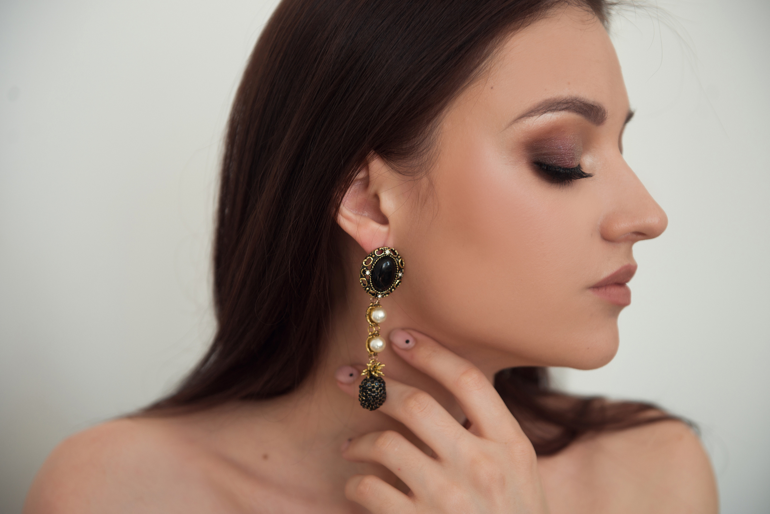 Женский портрет в студии, лукбук. Фотограф Кристина Гришина Рязань