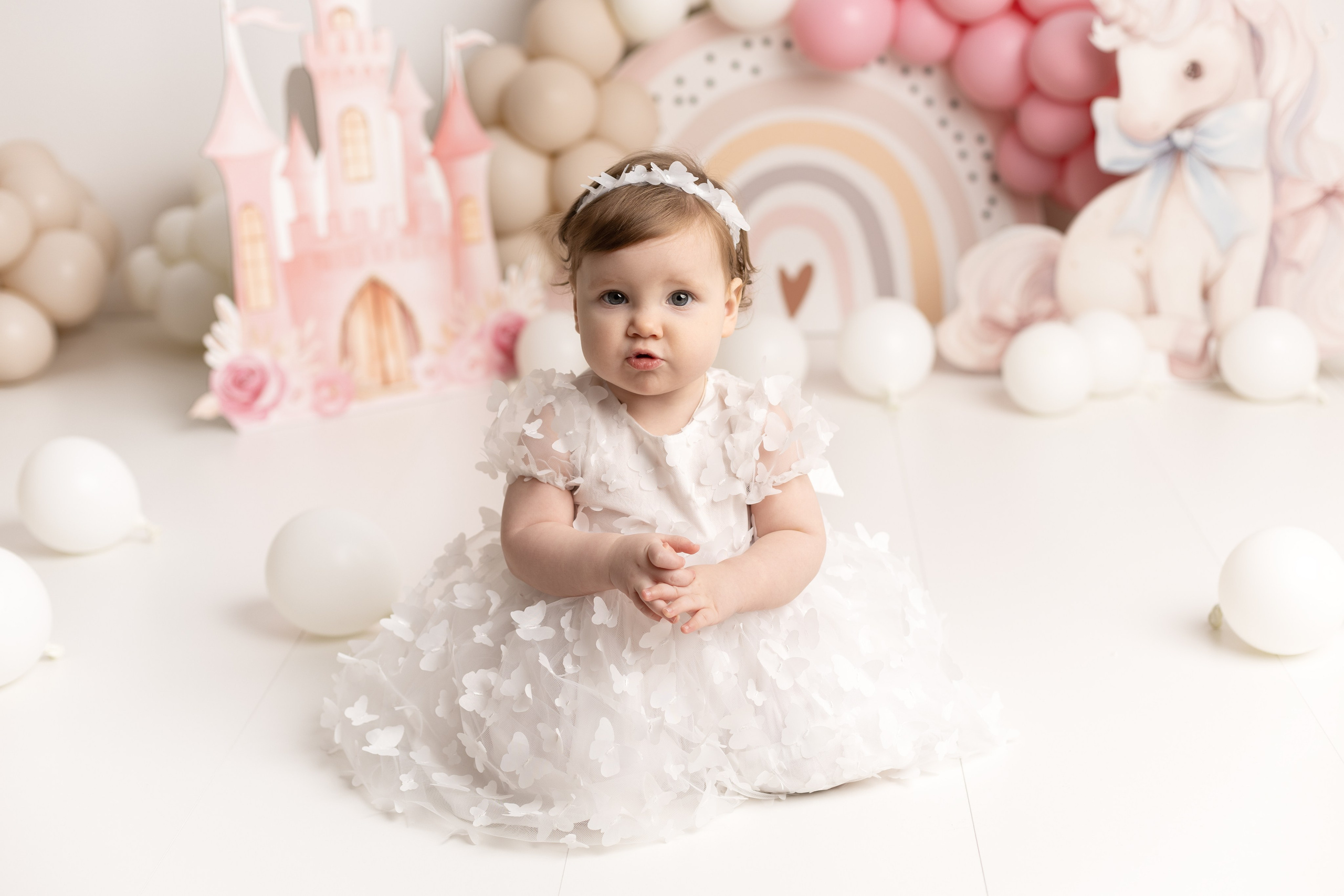 Фотосессия к первому дню рождения. Фотограф новорожденных, детский фотограф в г. Оренбурге Екатерина Козлова