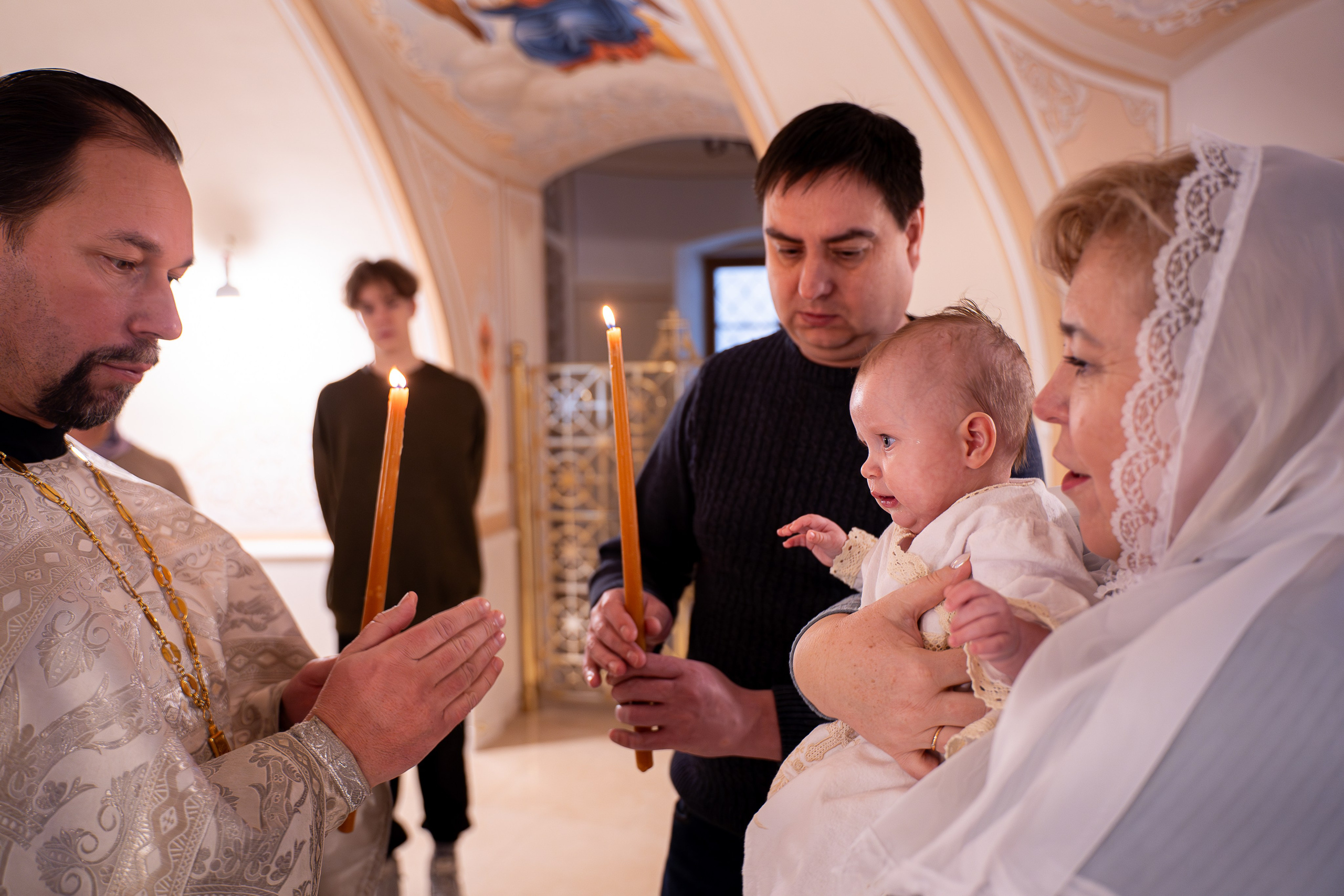 Двойное крещение. Фотограф на роды Москва Ольга Летучева