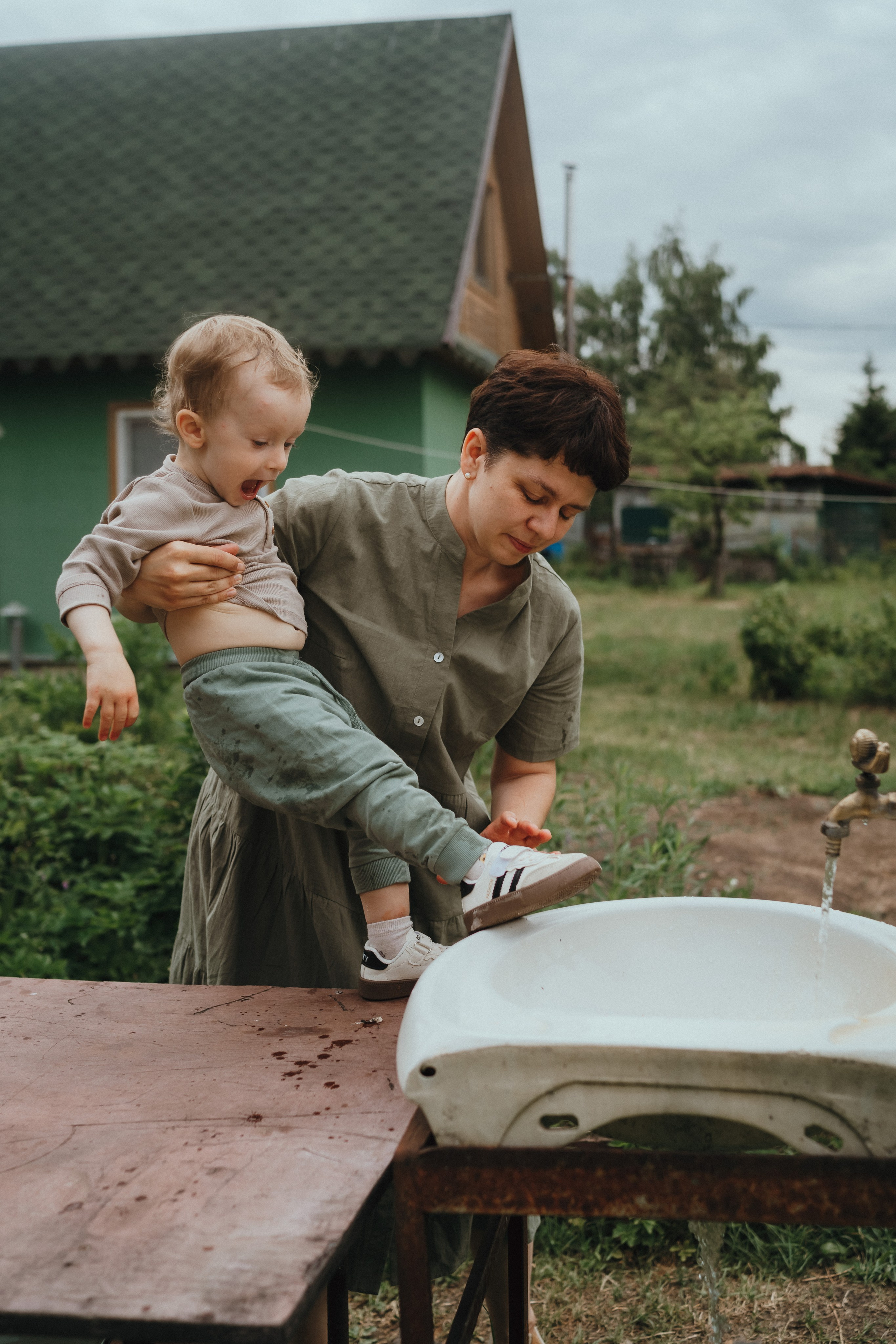 Домашняя фотосессия на даче у Надежды