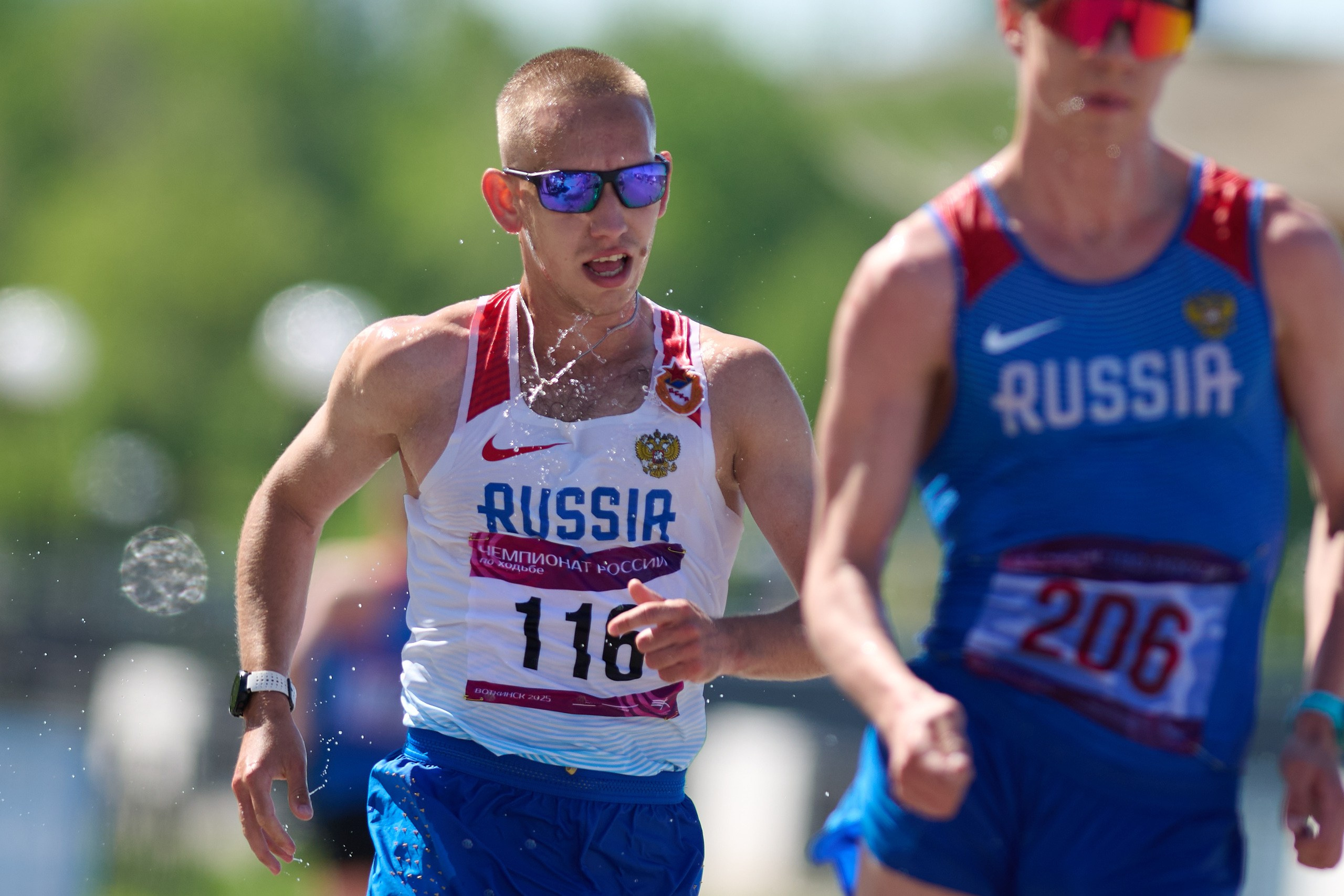 Чемпионат России по спортивной ходьбе 2025. Спортивный репортажный фотограф в Ижевске Сергей Мерзляков