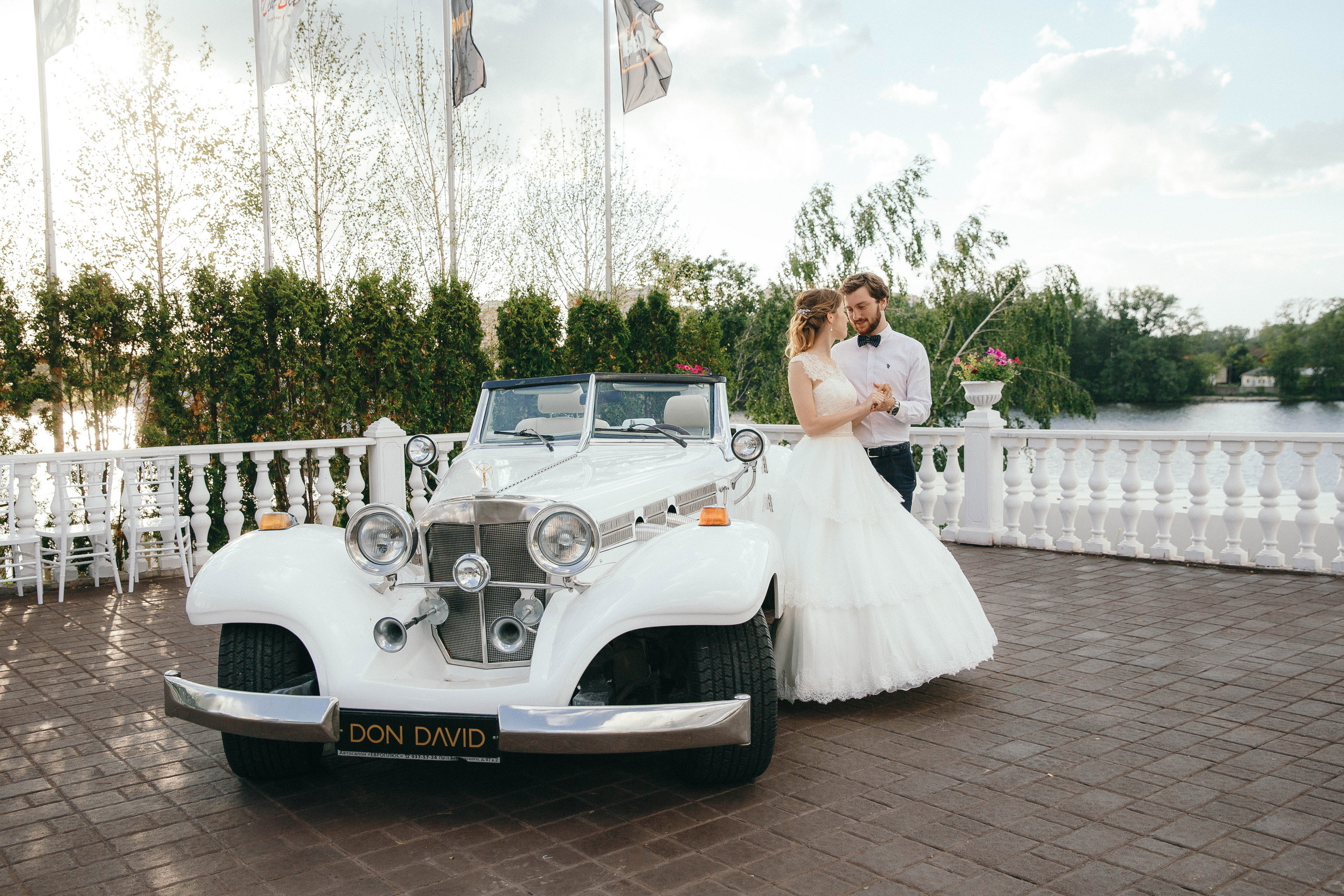 Свадебная фотосессия в Яхт клубе Дондавид в Москве