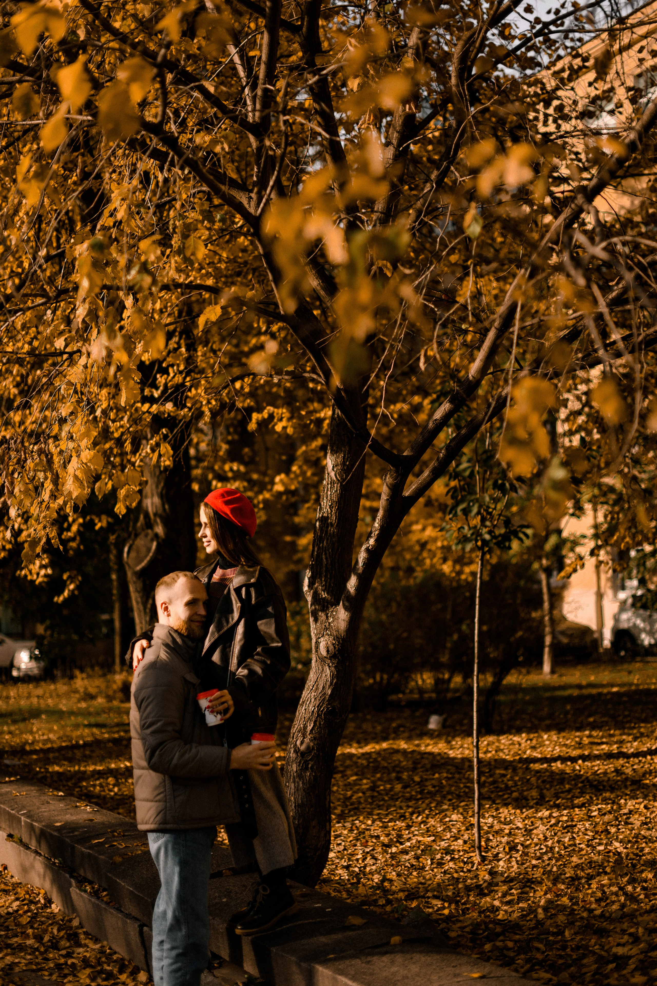 Люба и Коля. Осень на Петроградке. Свадебный фотограф в Санкт-Петербурге София Шубик