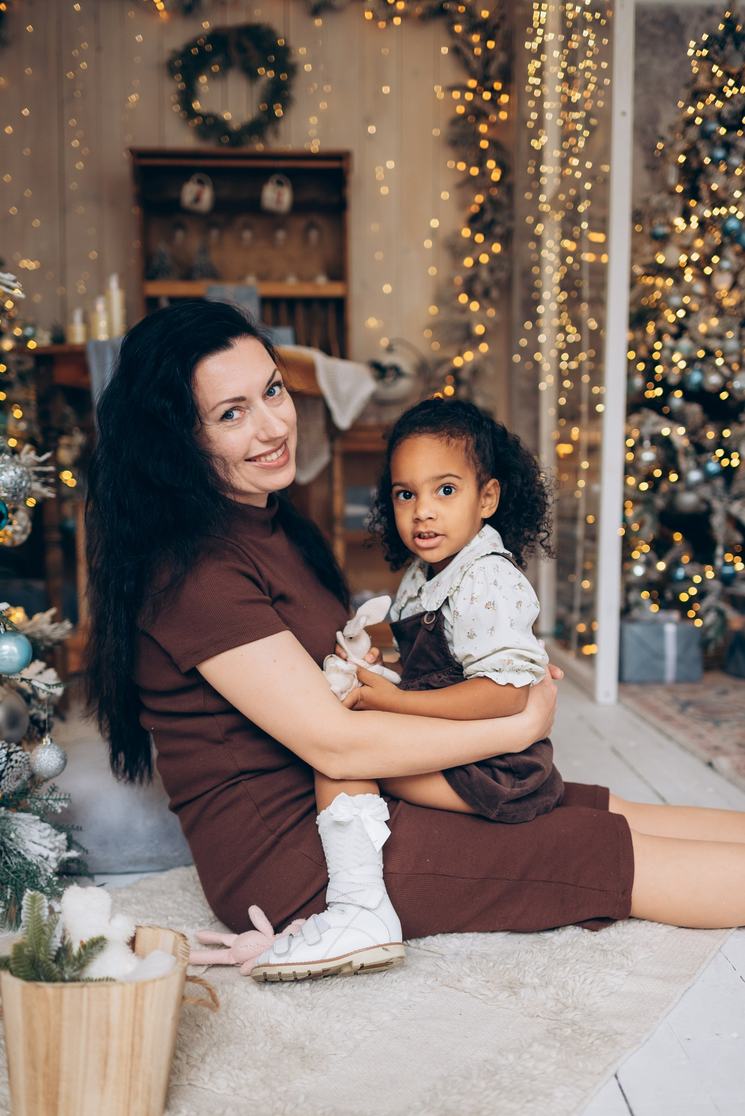 Новый год Наталья с дочкой. Семейный фотограф в Тюмени Ксения Мязитова