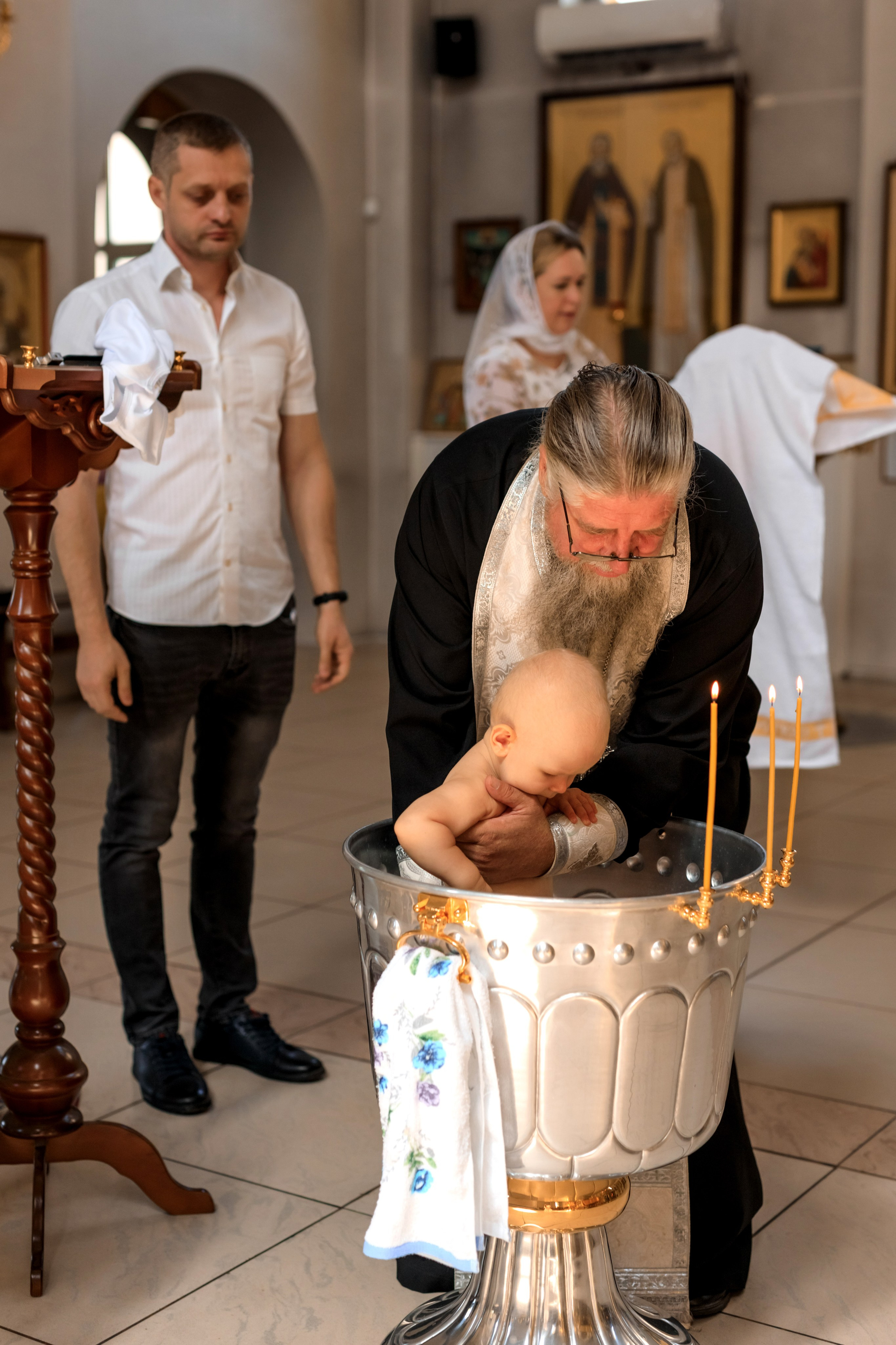 Крещение Анны. Семейный и детский фотограф в Краснодаре Элона Литвинова