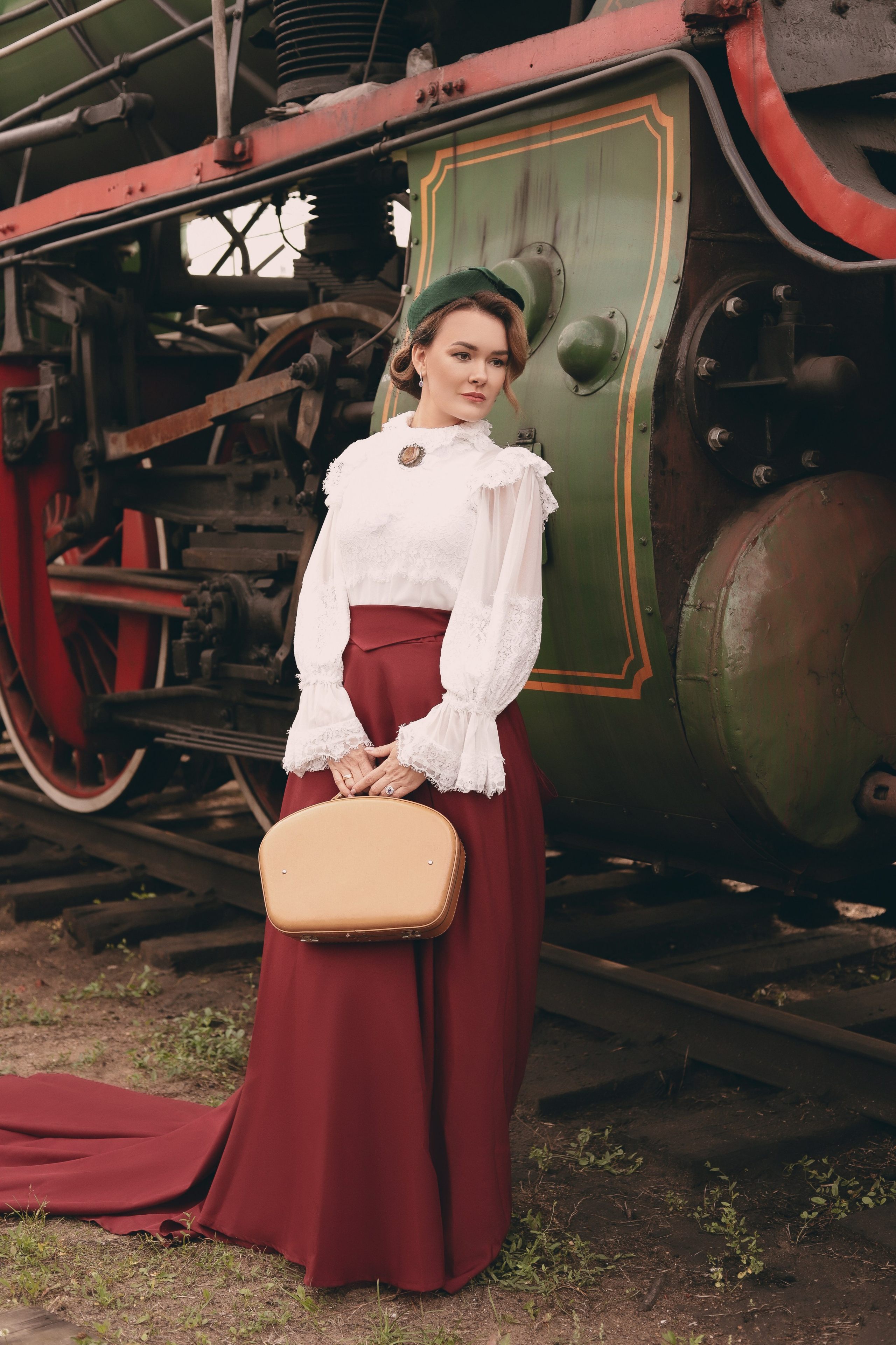 Ретро поезд. Детский и семейный фотограф в Москве