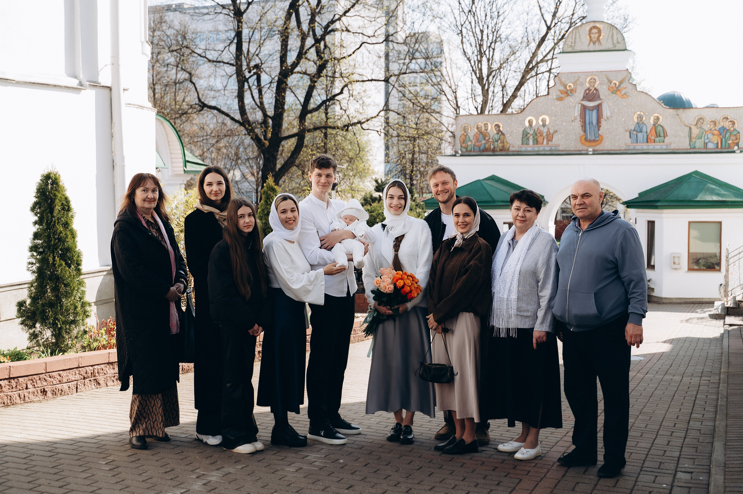Крещение Артура (Храм Марии Магдалины). Семейный фотограф в Минске Дарья Дреко