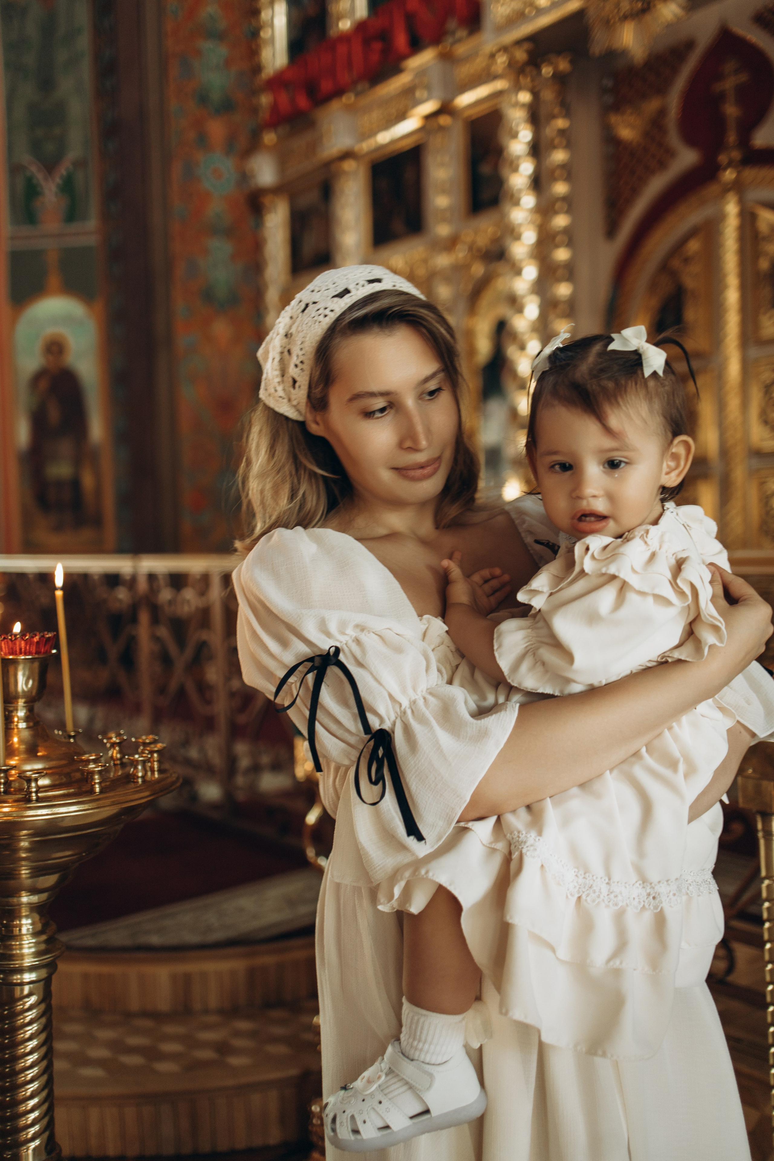 Крещение Стефании. Самый теплый фотограф в Краснодаре Рябоконь Ксения