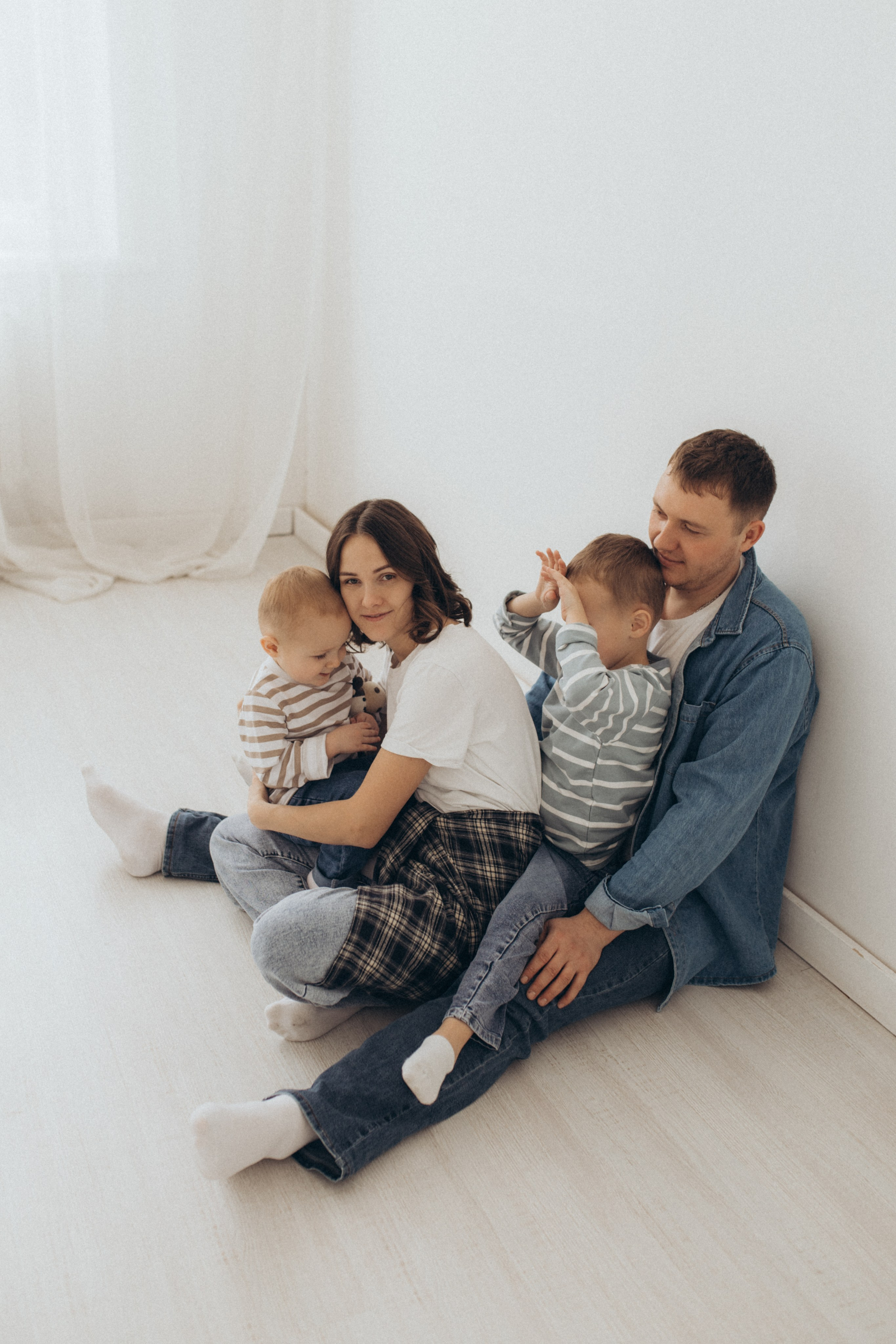 Сергей, Настя и мальчишки. Свадебный и семейный фотограф в Белгороде Евгения Курочкина