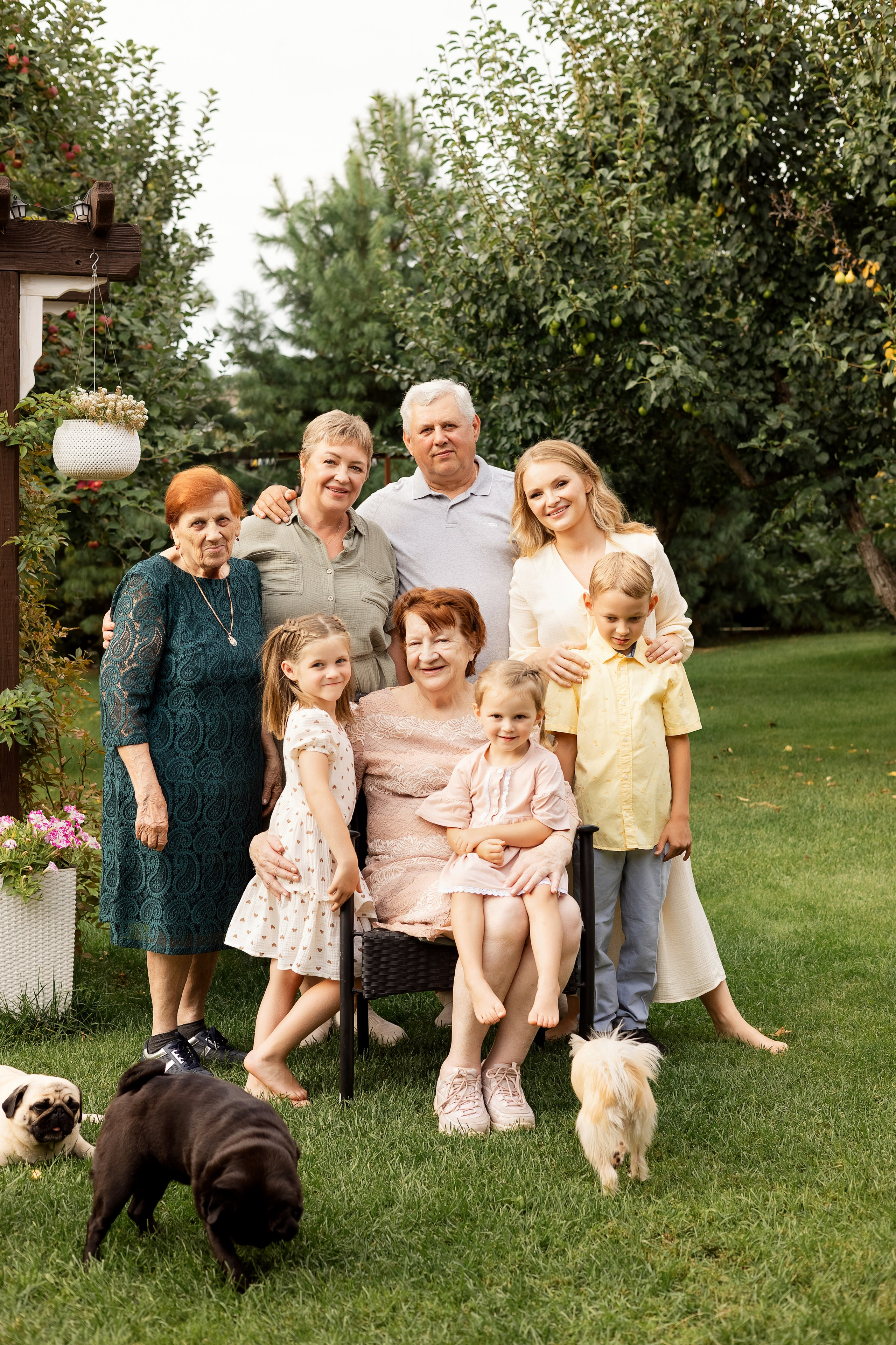 Съемка большой семьи в загородном доме. Семейный фотограф в Екатеринбурге Маргарита Курносова