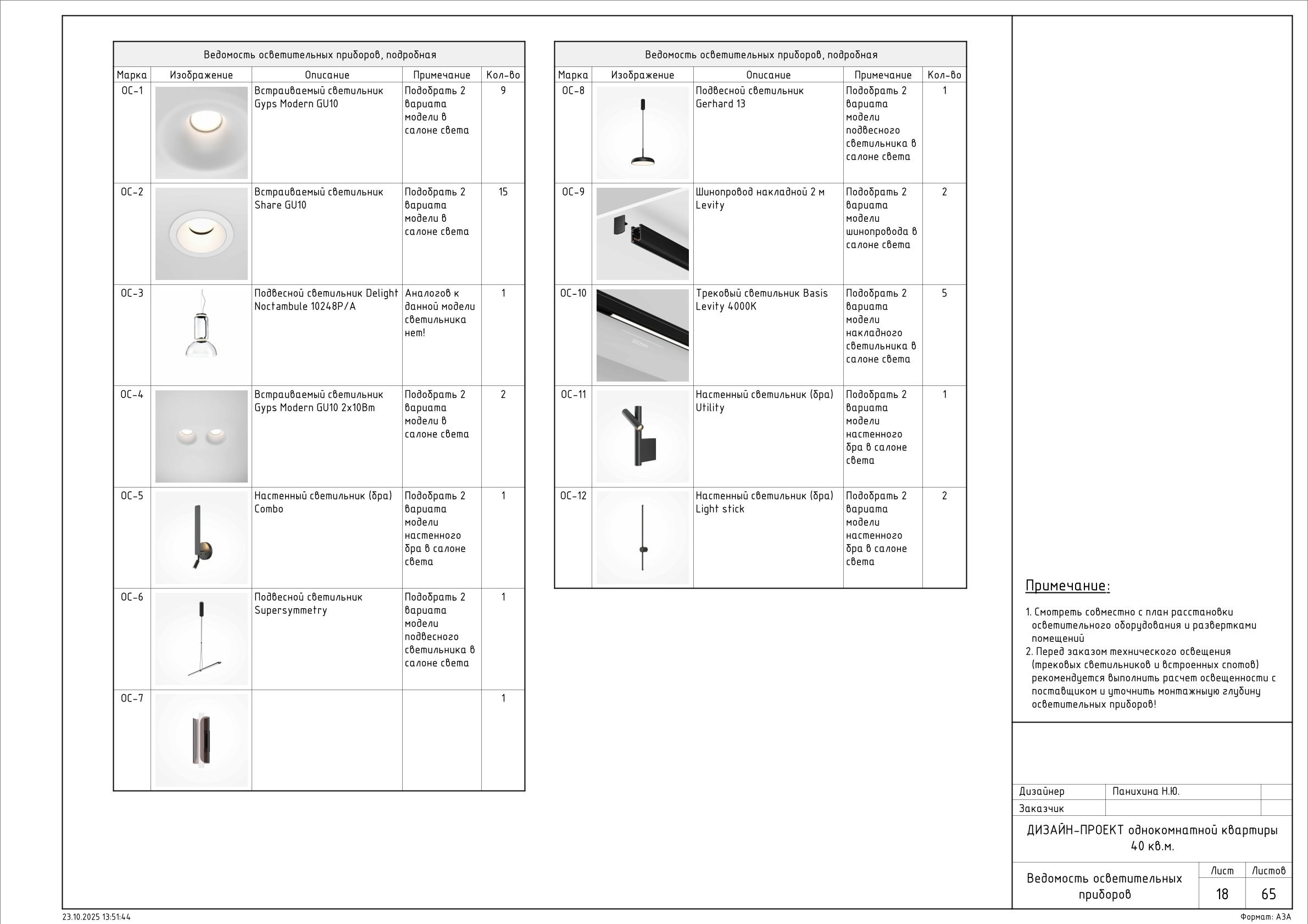 Пример проекта. Дизайнер для Ваших уникальных интерьеров Панихина Наталья