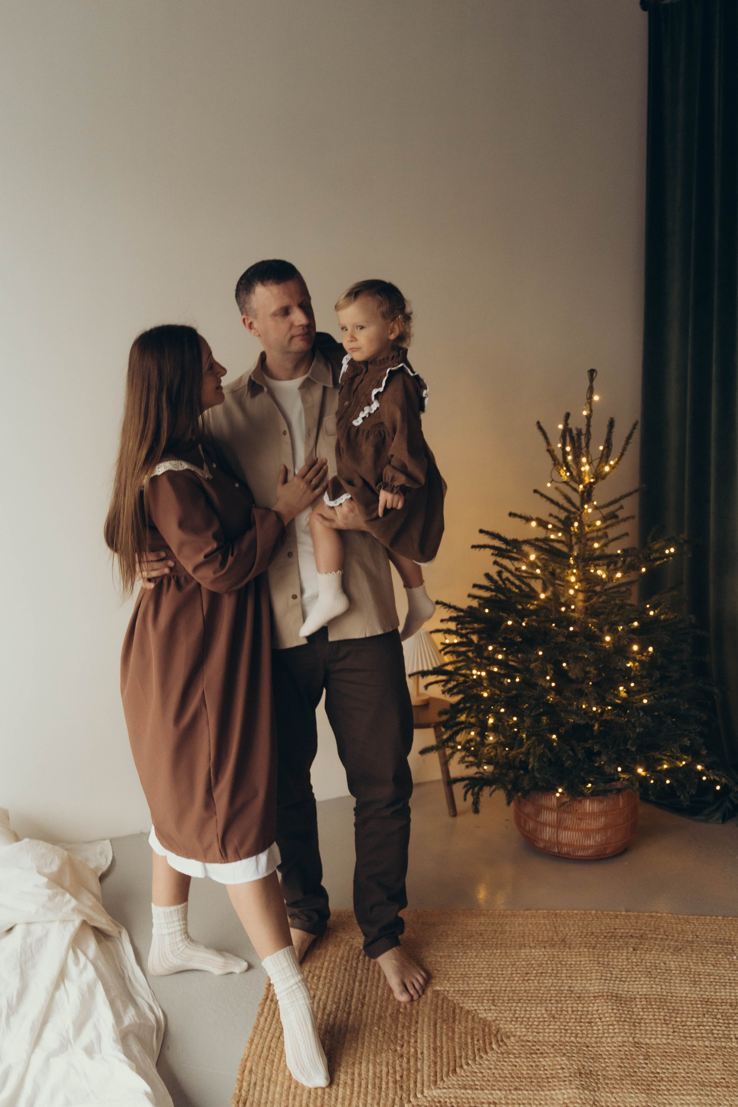 Екатерина, Николай и малышка Аня