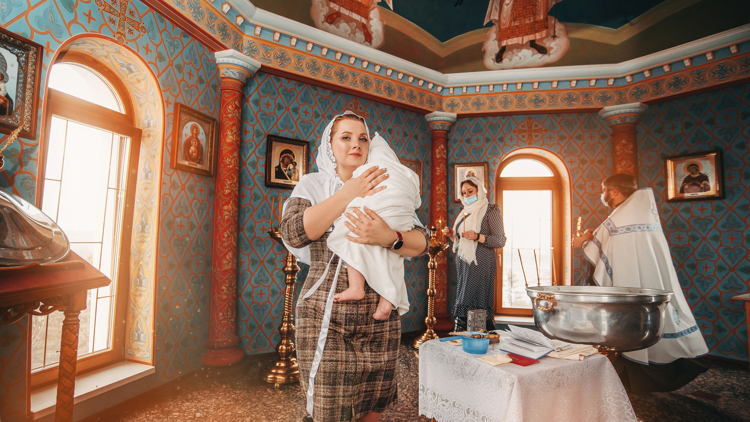 Крещение Василисы 19.12.20. Фотограф Мария Хлебникова Санкт-Петербург Москва