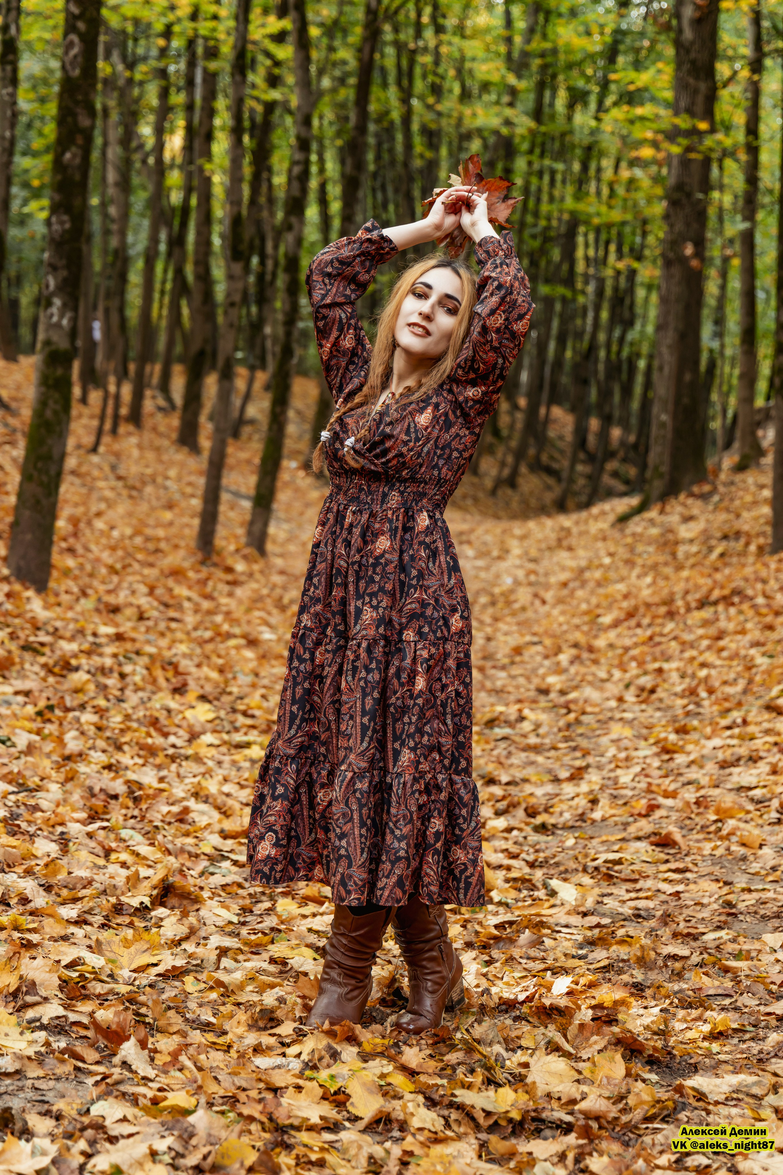 Яна. Фотосессия в Покровское-Стрешнево. Репортажный, семейный и студийный фотограф в Москве Демин Алексей