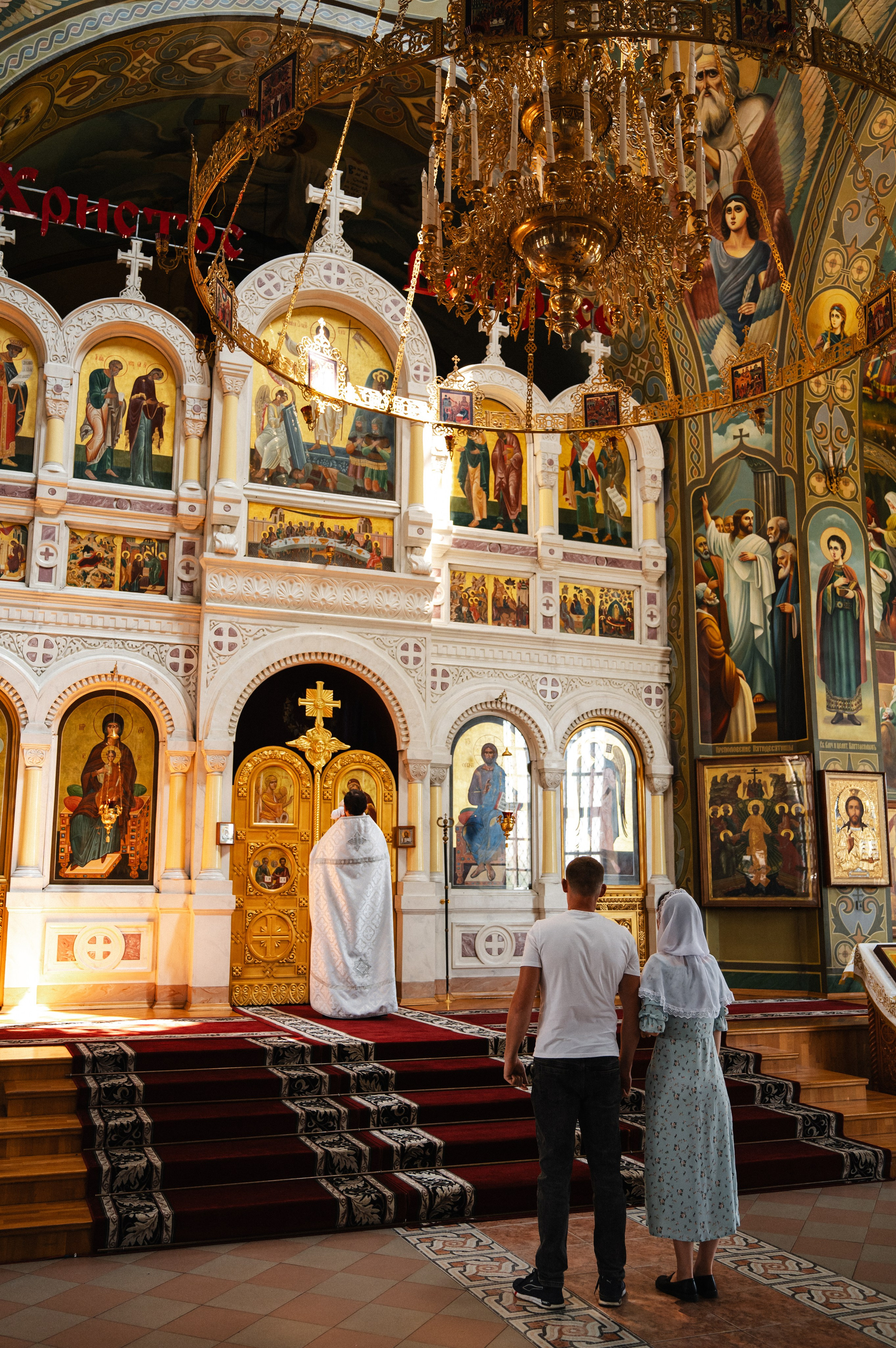 Таинство Крещения Дарьи (Храм Преполовения Пятидесятницы). Фотограф Ярута Оксана / Ростов-на-Дону