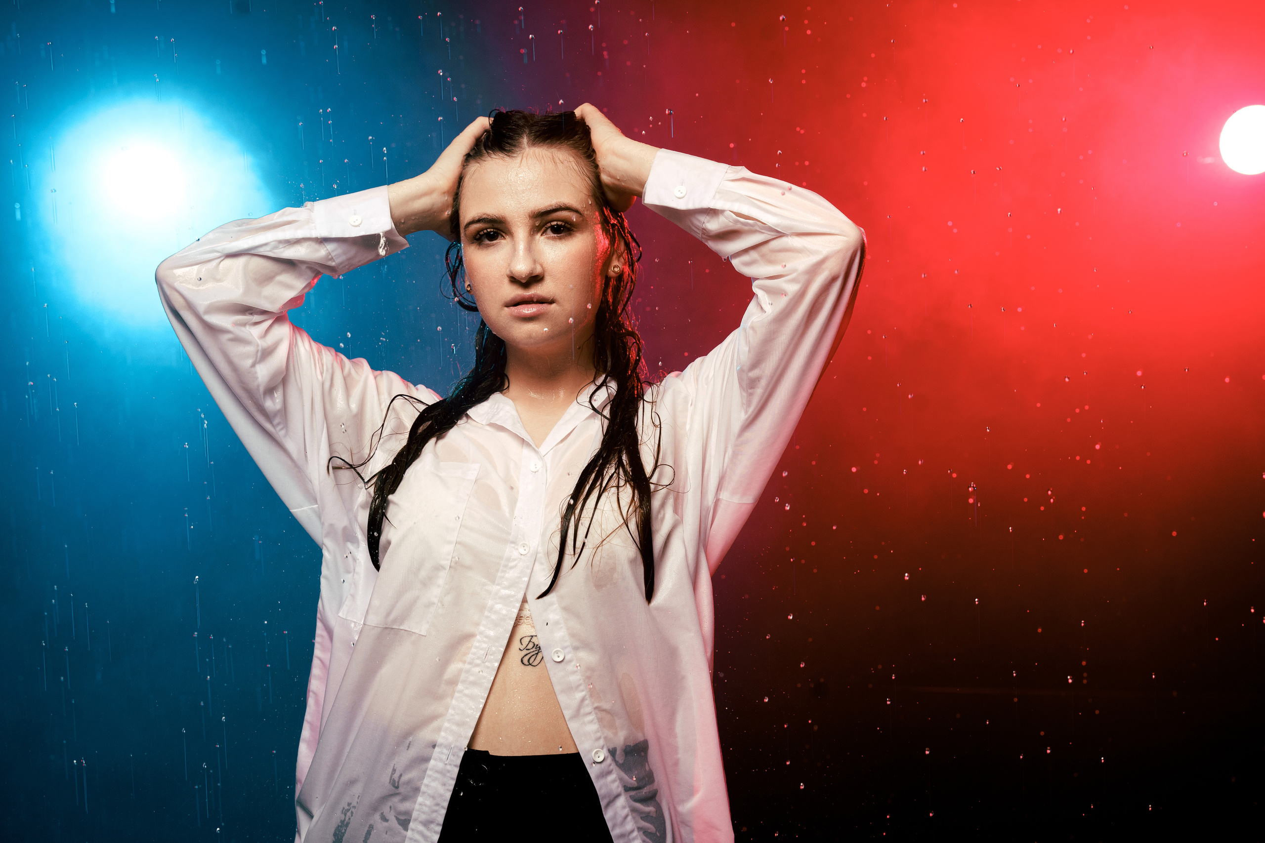 Фотосессия под дождём. Фотограф Ким Наталья в Красноярске