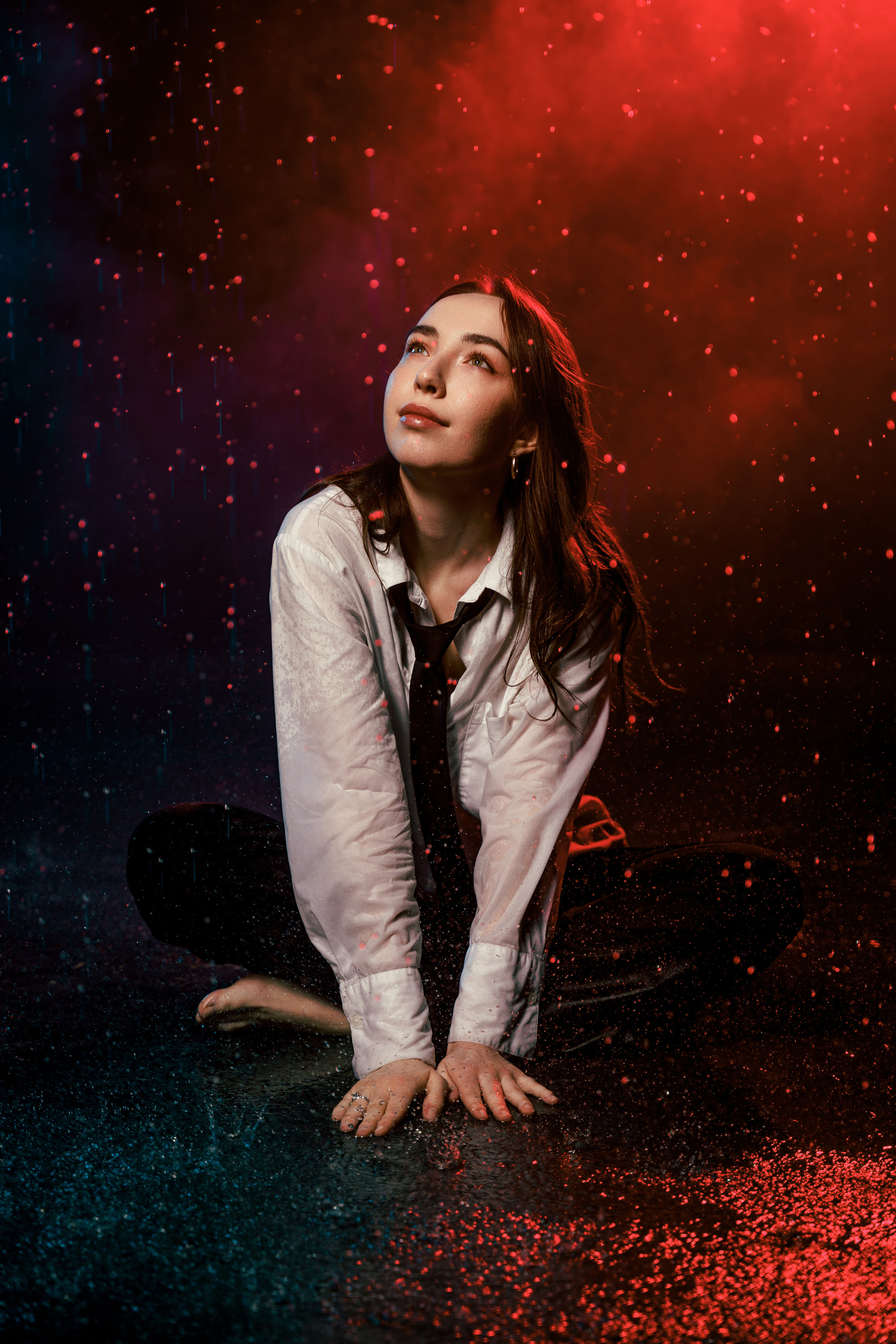 Фотосессия под дождём. Фотограф Ким Наталья в Красноярске