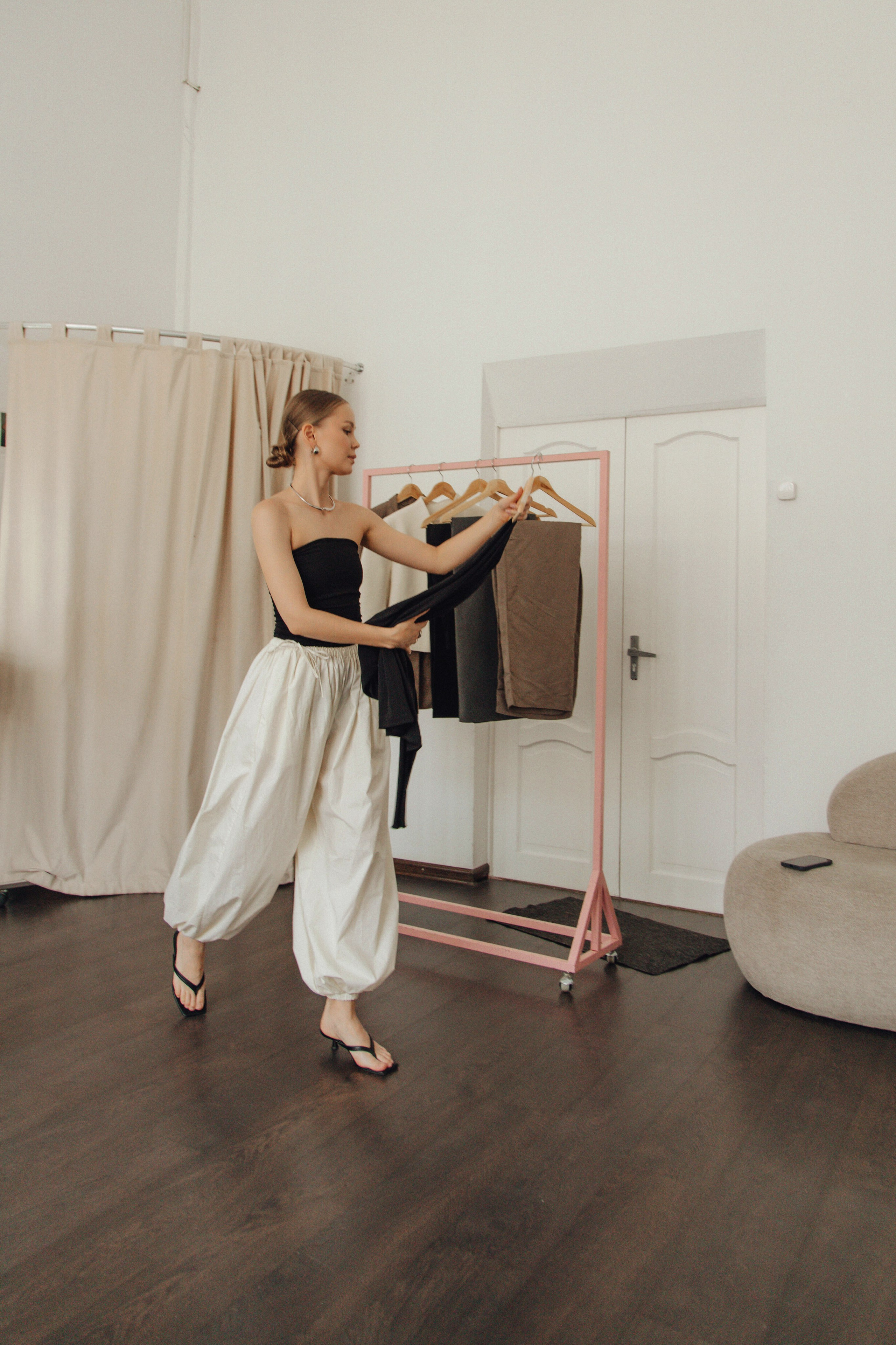 Контент-съемка для стилиста. Фотограф Ксения Третьякова, Санкт-Петербург