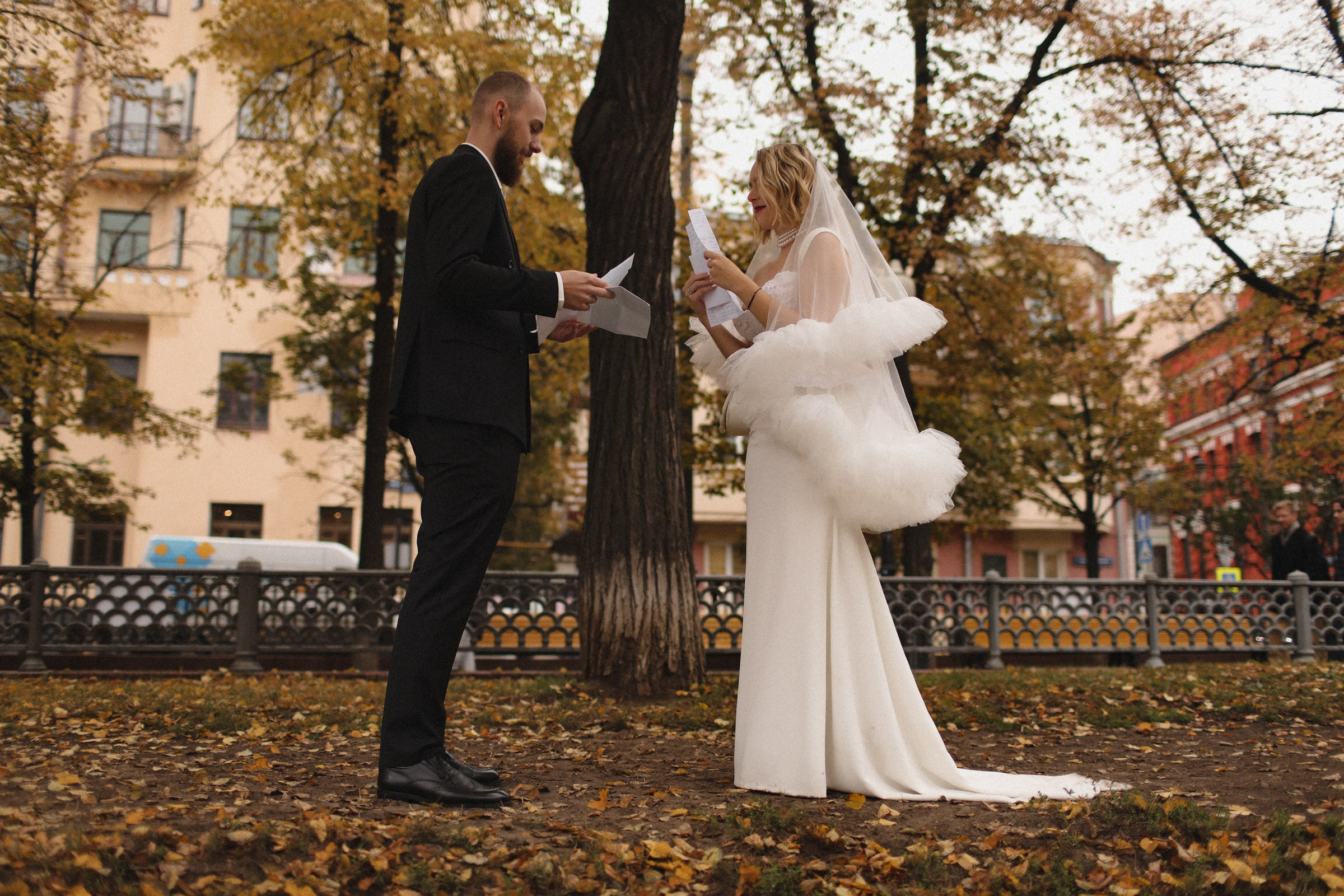 Свадьба в октябре. Семейный фотограф в Москве Алевтина Носова