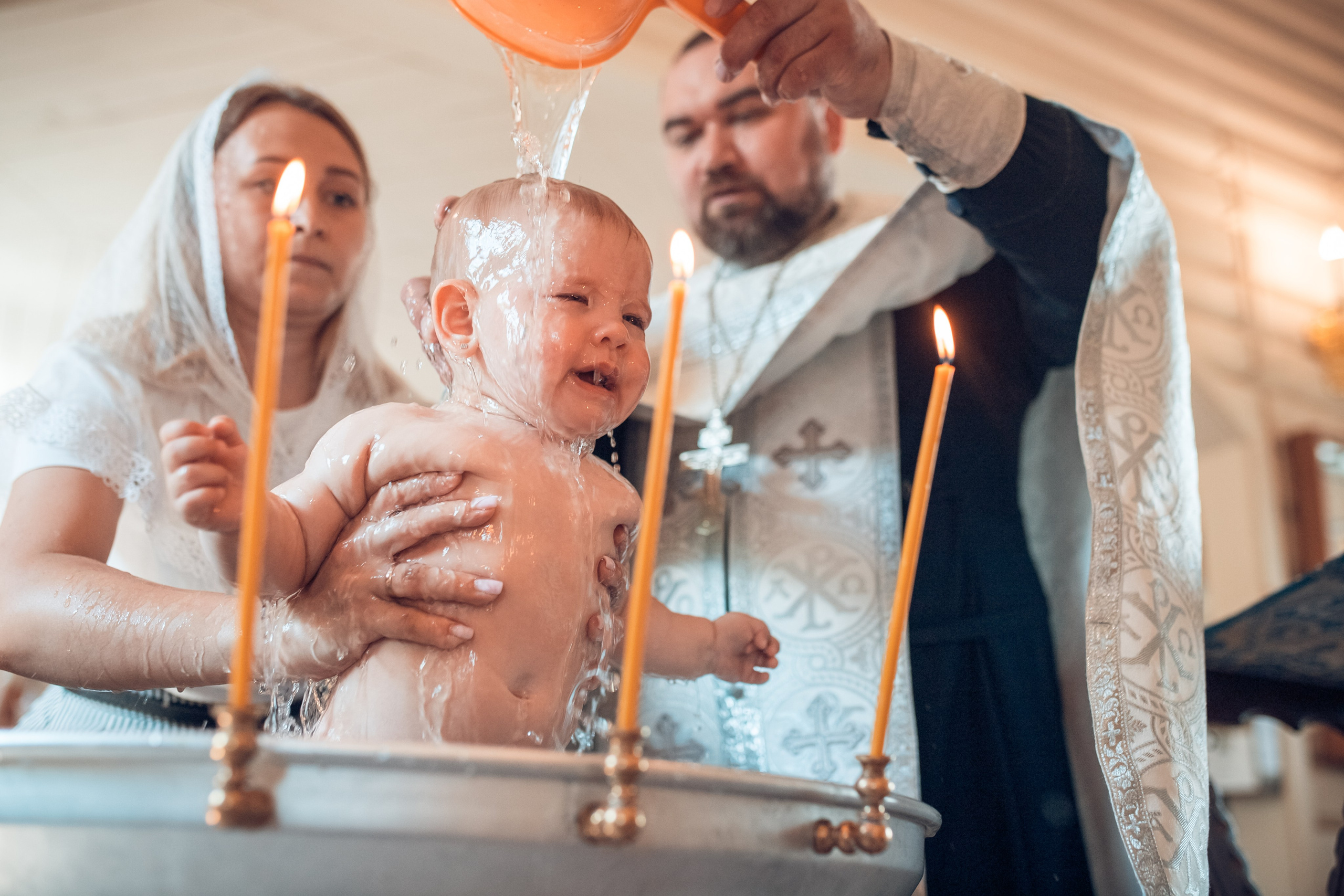Крещение Василисы. Екатерина Крапивина фотограф церковных Таинств в Нижний Новгороде