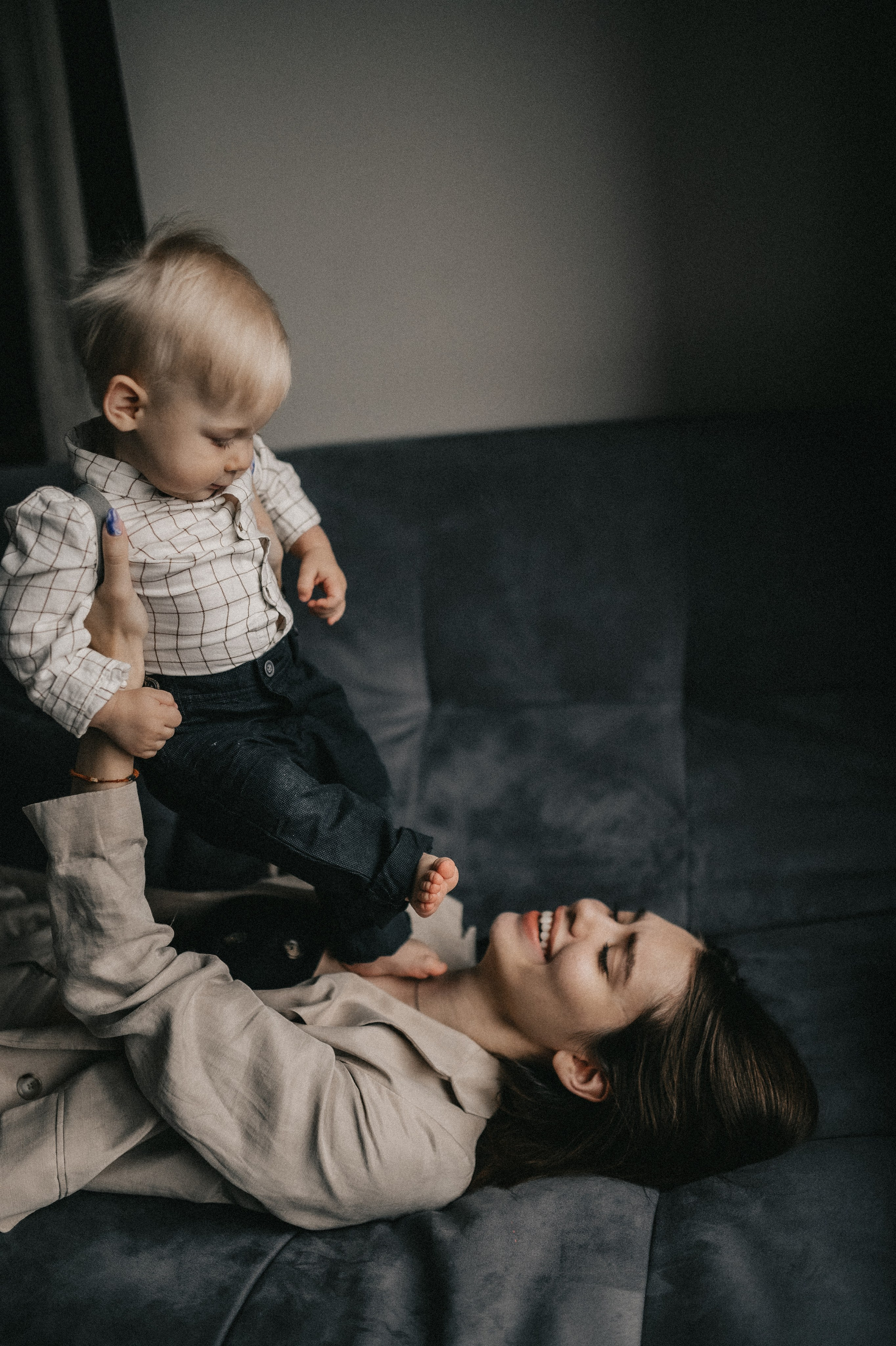 Лёня, Лера и Матвей дома. Семейный и свадебный lifestyle-фотограф в Москве Мария Петрова