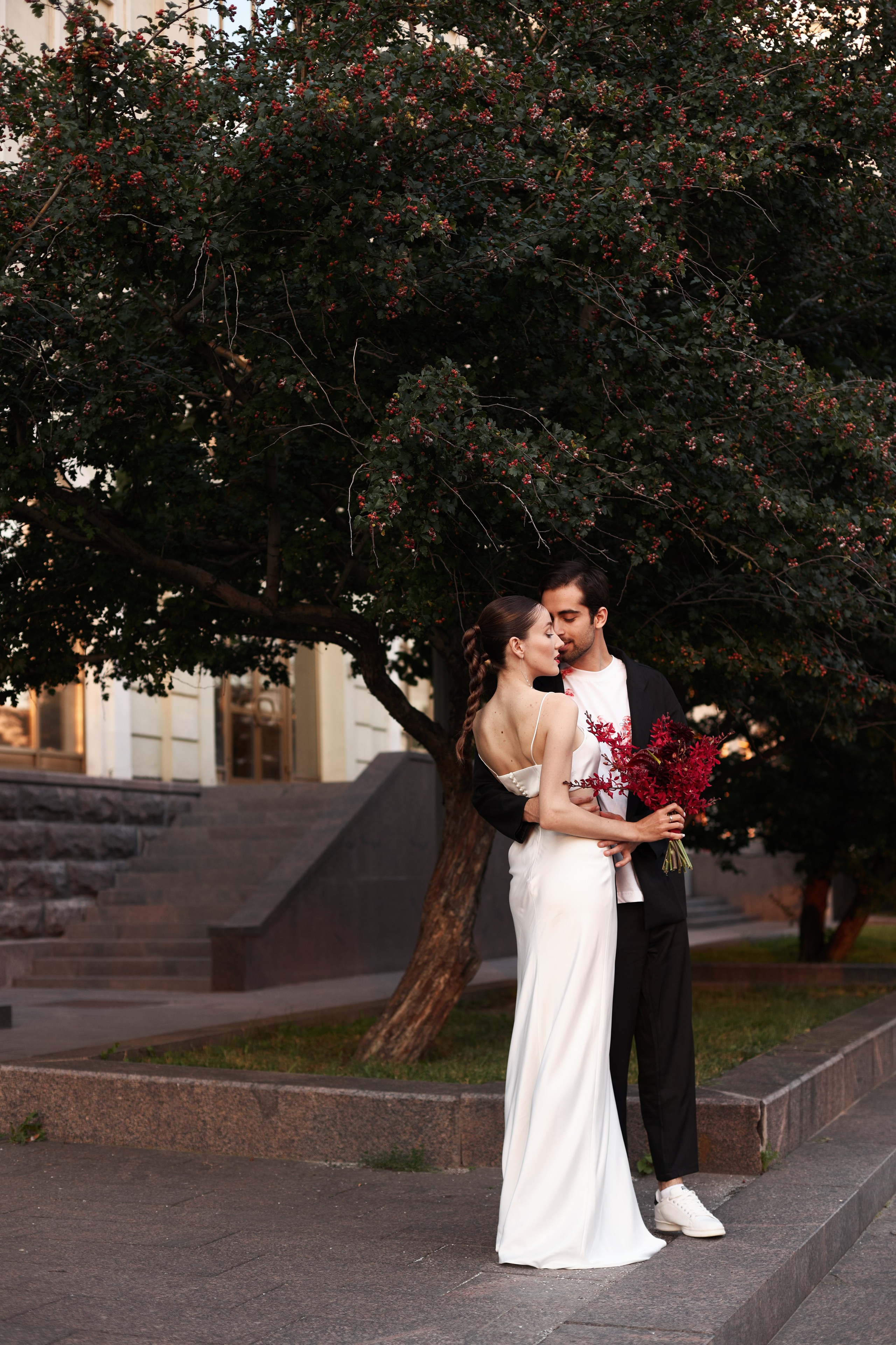 Красное и белое. Свадебный фотограф в Москве Ольга Коржова