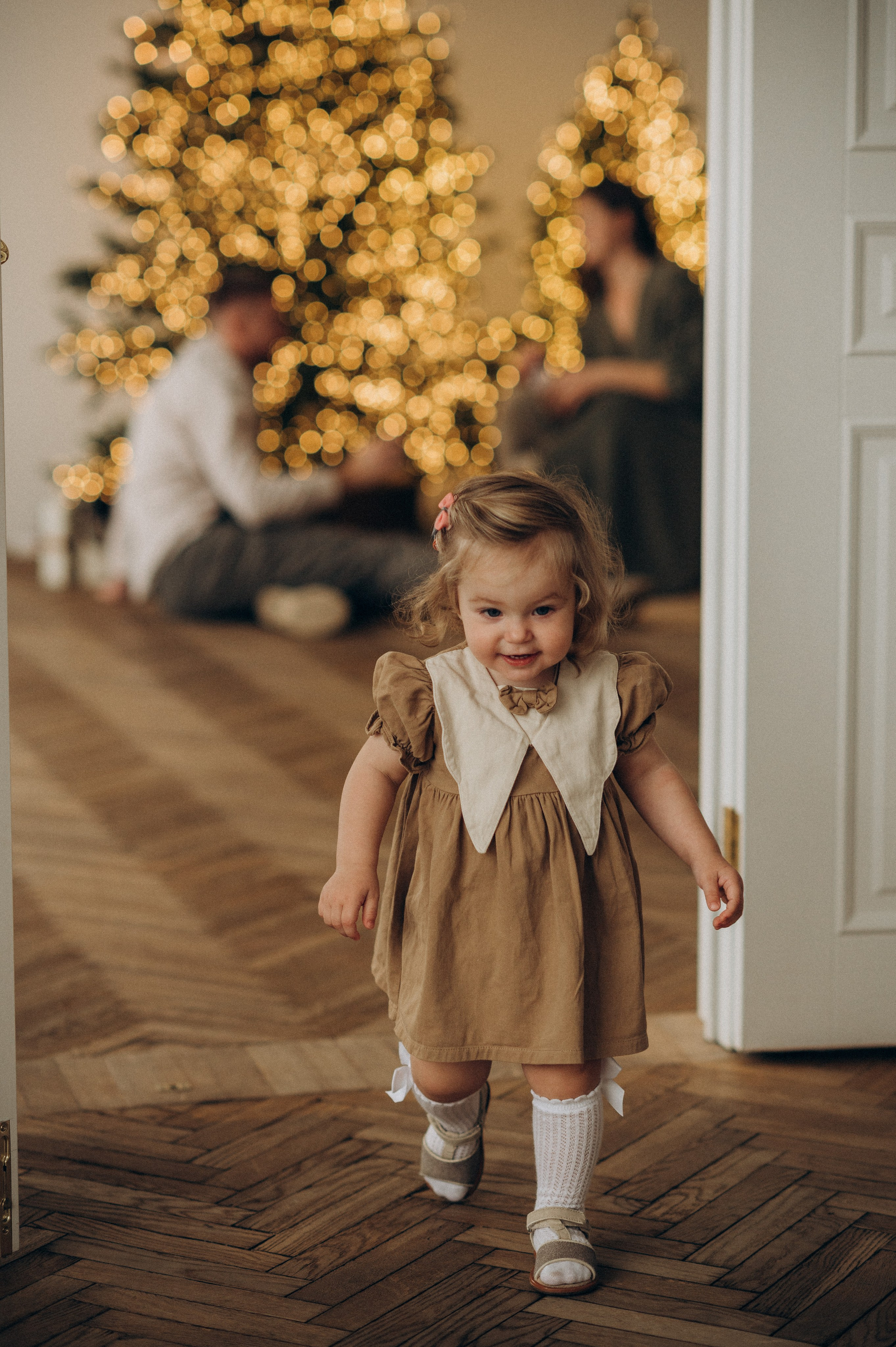 Семейная новогодняя фотосессия в студии. Семейный фотограф в Домодедово и Москве Елена Пичугина