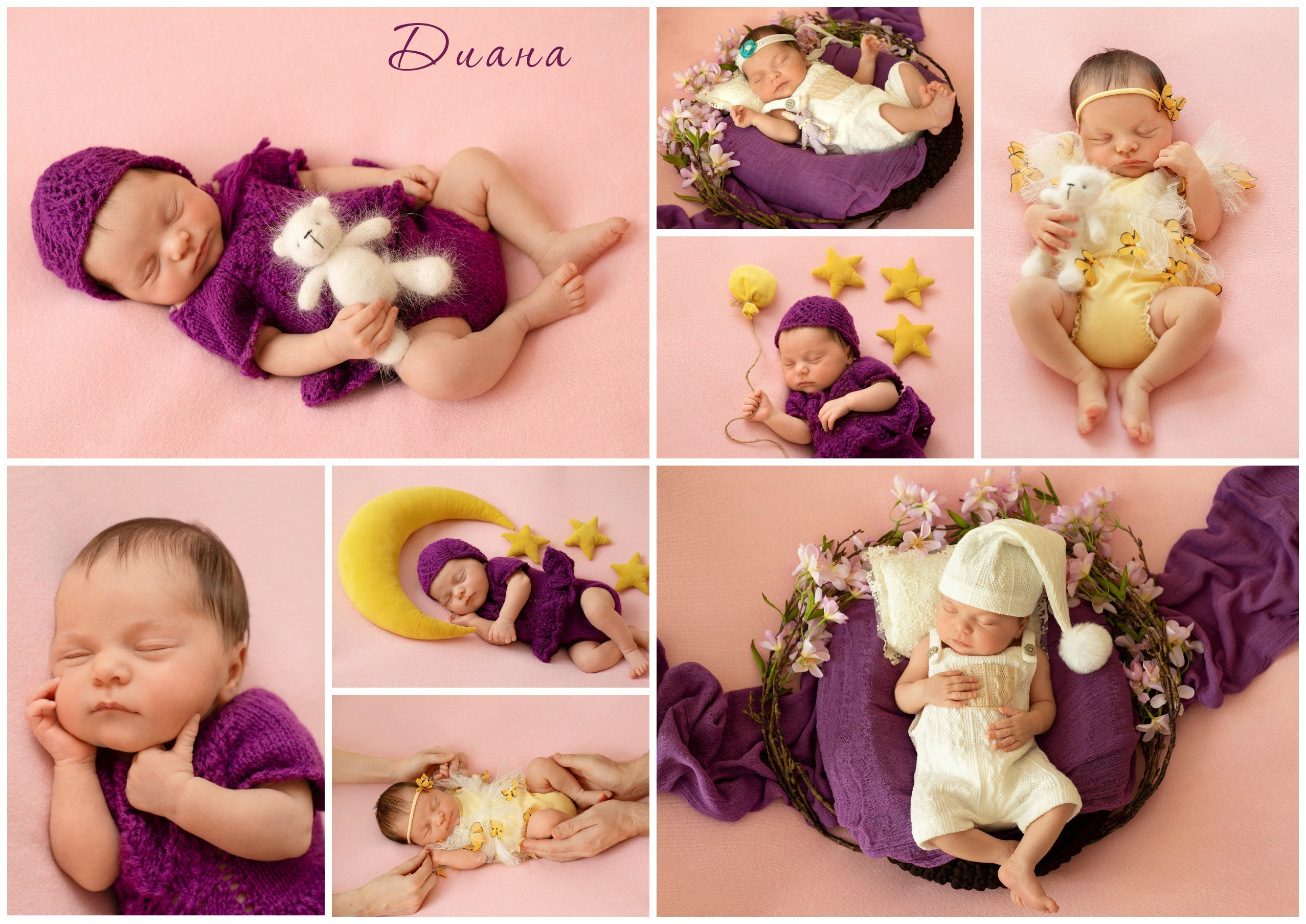 Девочки. Фотограф новорожденных Химки, Красногорск, Мытищи и Москва Елена Третьяк