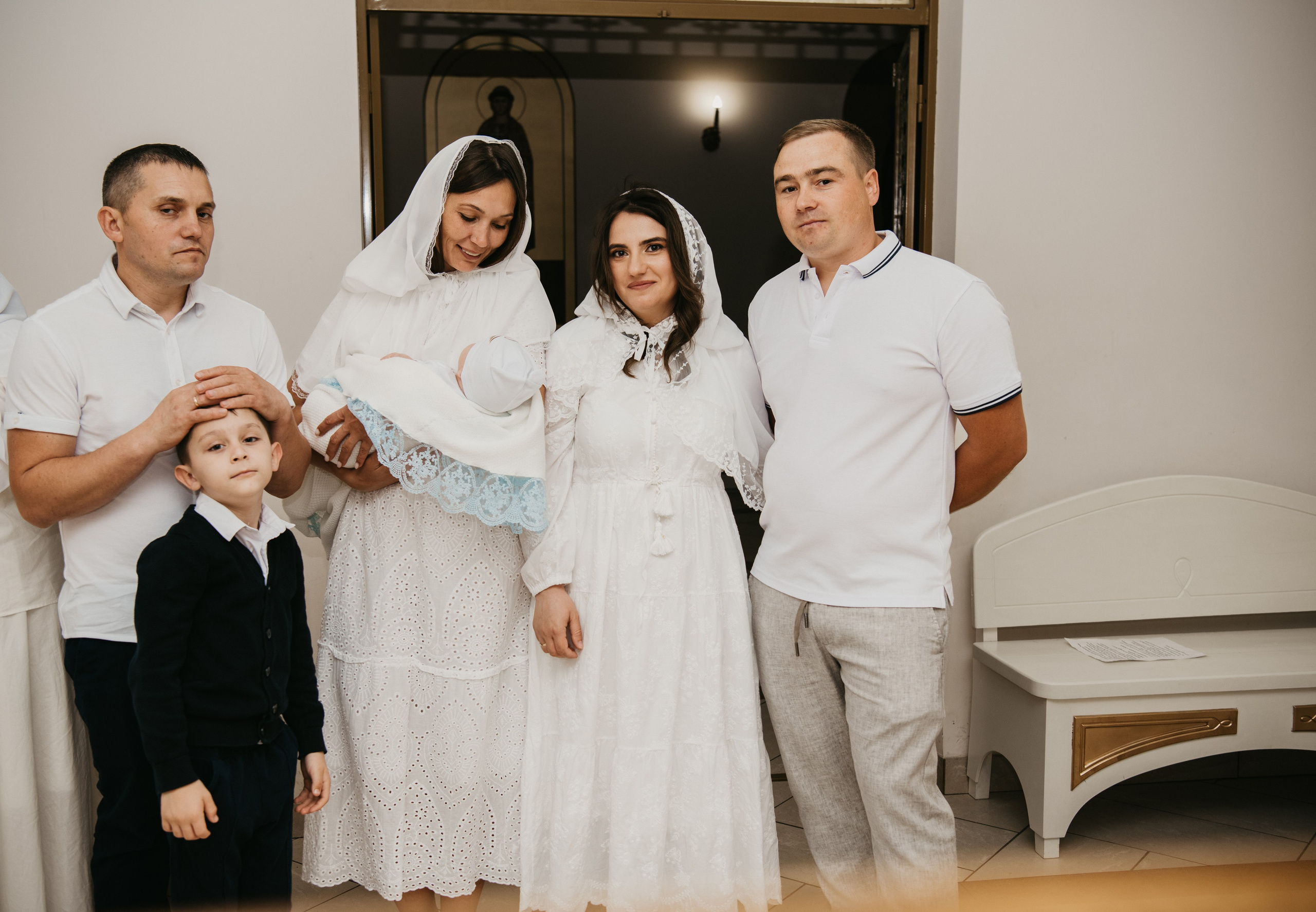 Крещение Евгения. Фотограф на выписку из роддома в Москве и МО