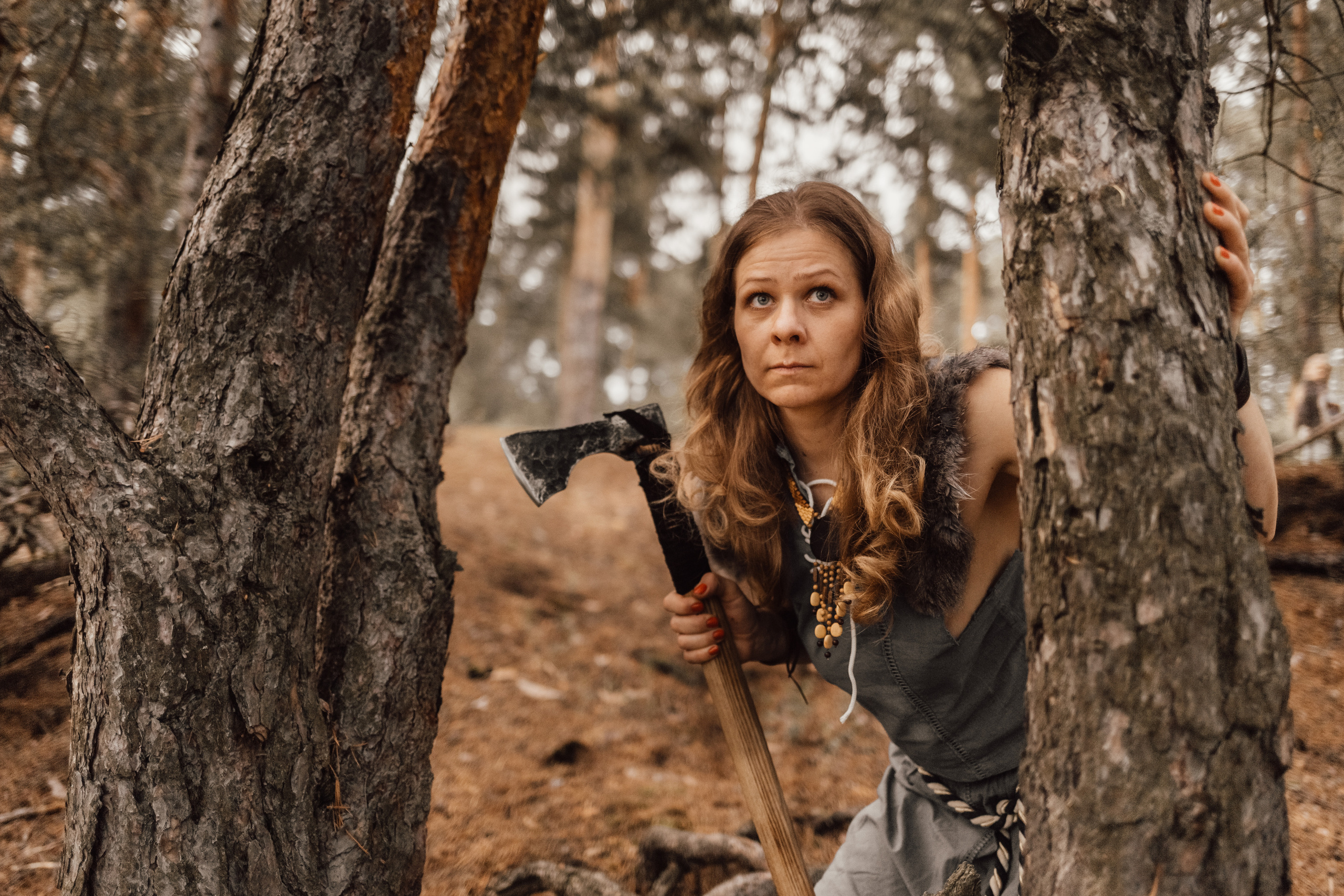 vikings viking Семейная фотосессия в стиле викинги. Ночная фотосессия с дымом и огнем.