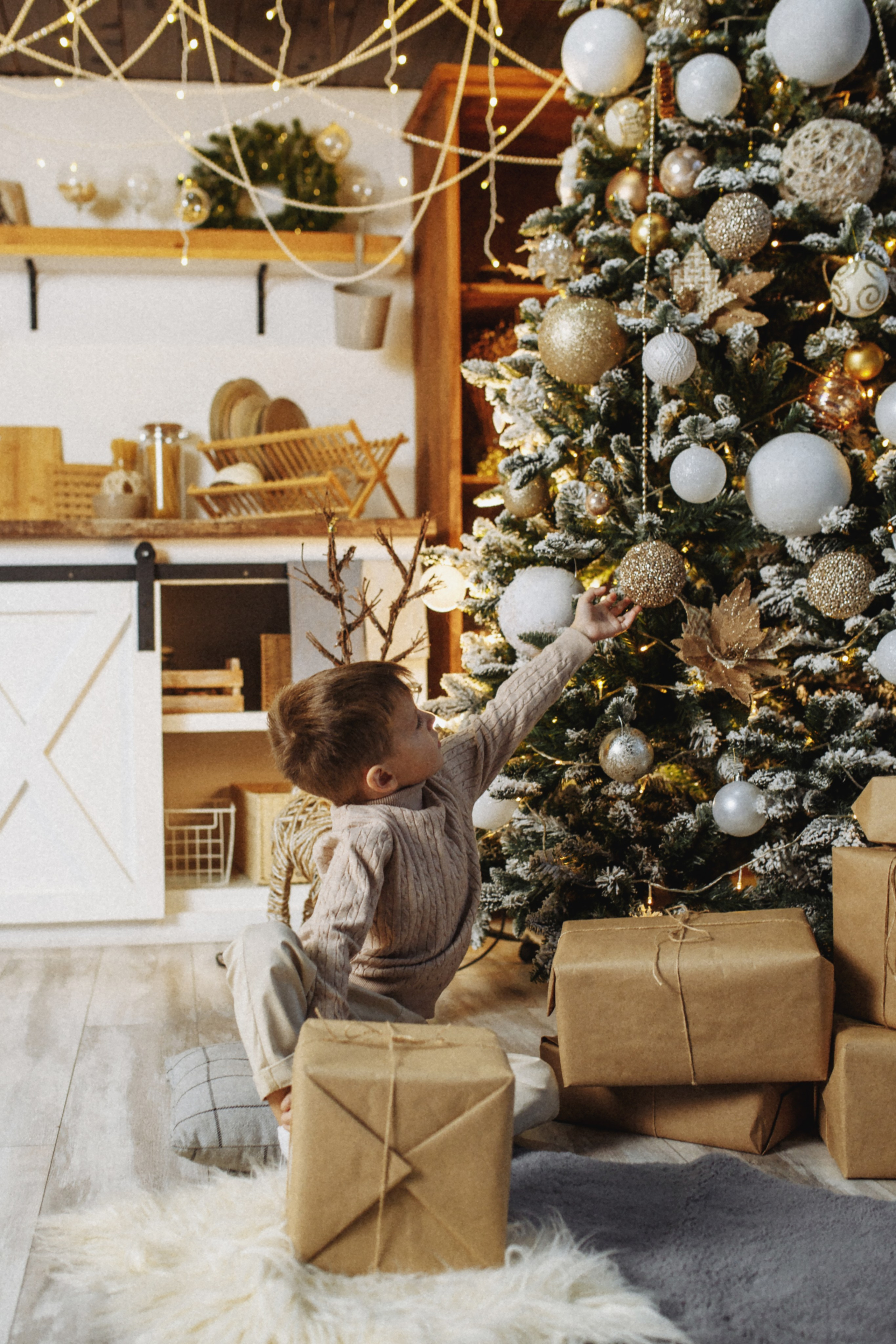Новогодняя истории Ника, Женя и Артем. Семейный и свадебный фотограф в Саратове Катерина Оленская