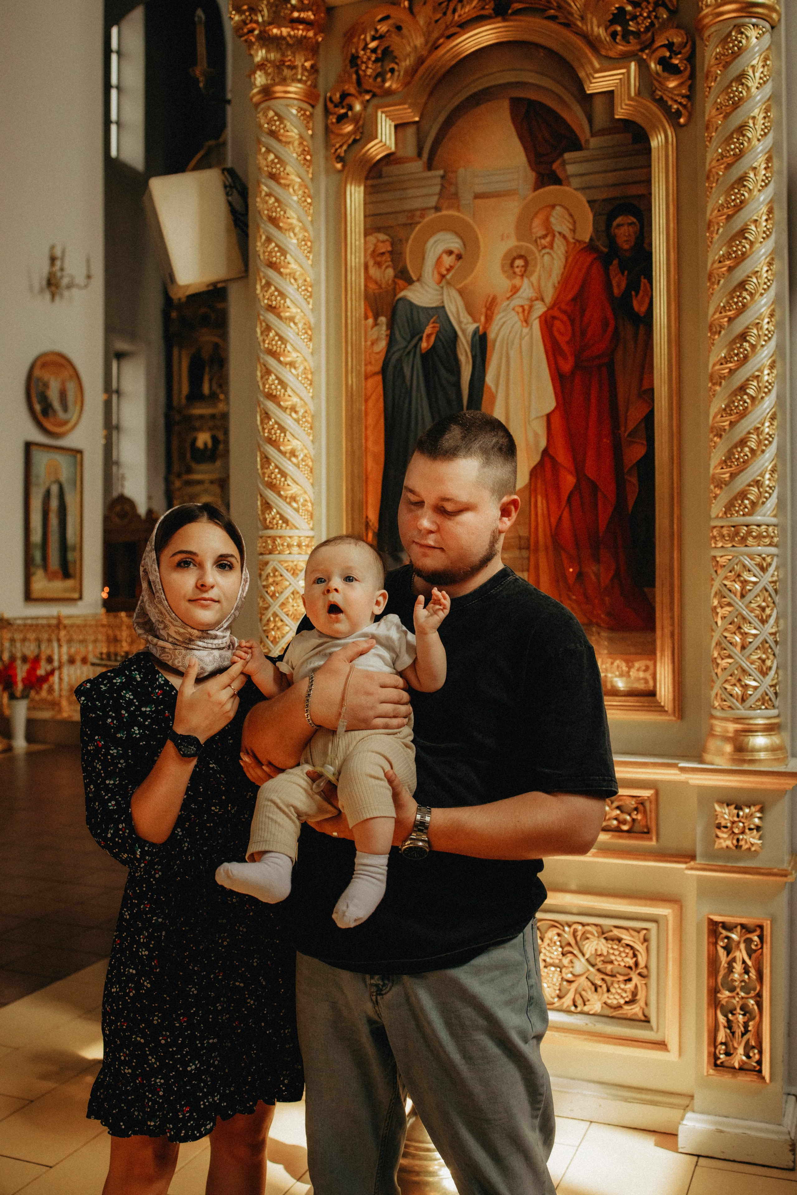 Фотосъемка таинства крещения. Lifestyle семейный и детский фотограф в Омске Иванова Екатерина