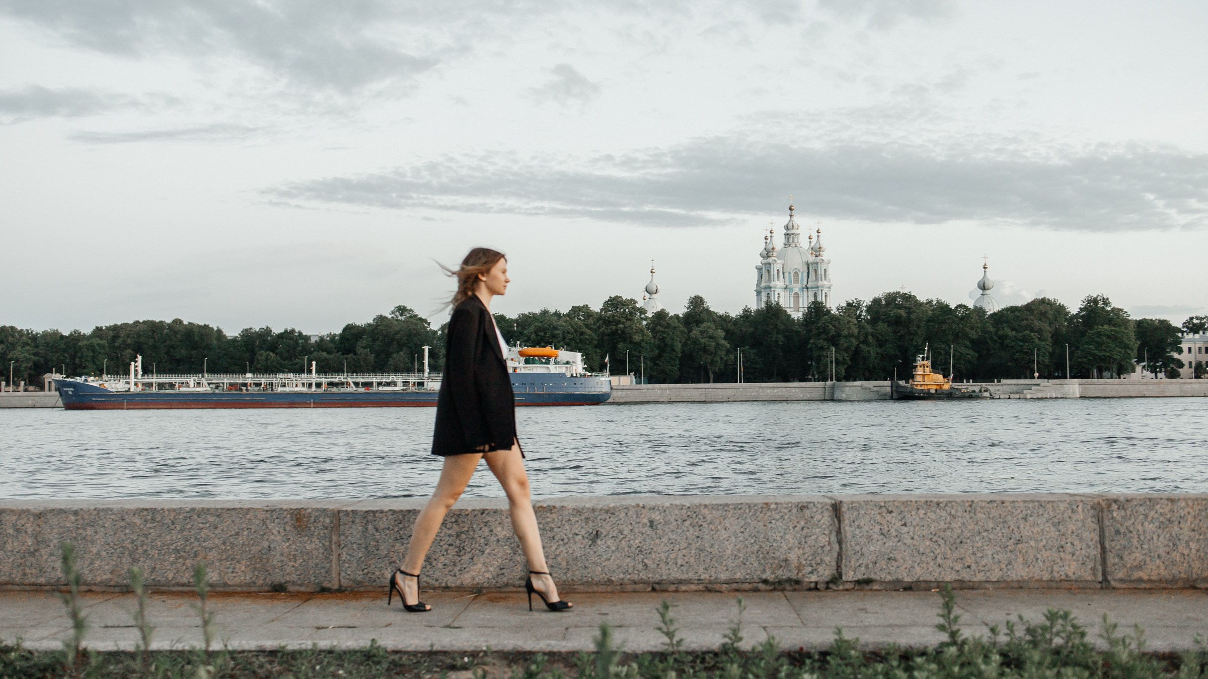 Рассвет на набережной. Фотограф в Санкт-Петербурге Аня Григорьева ♡