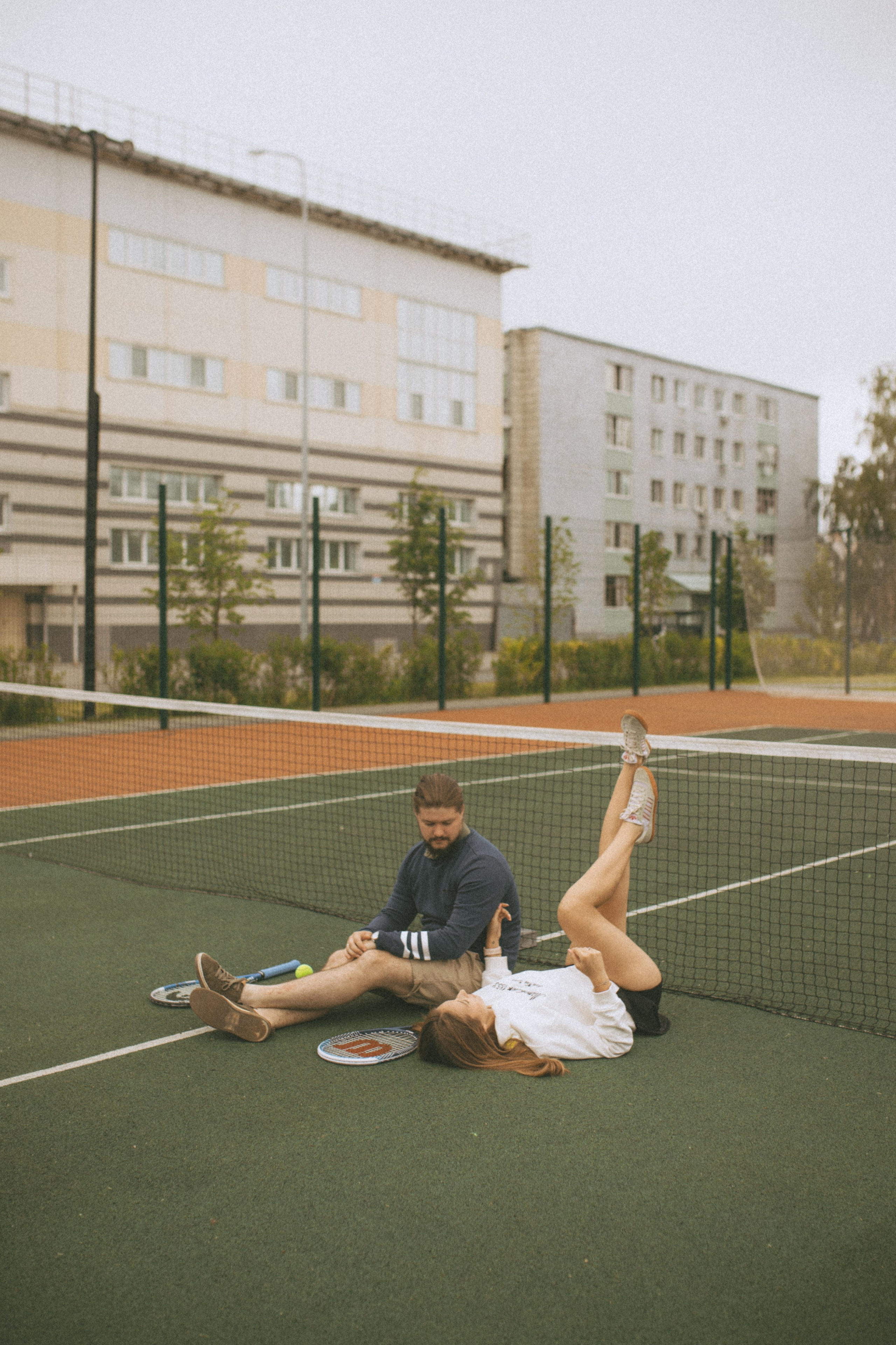 На корте. Свадебный фотограф Казань
