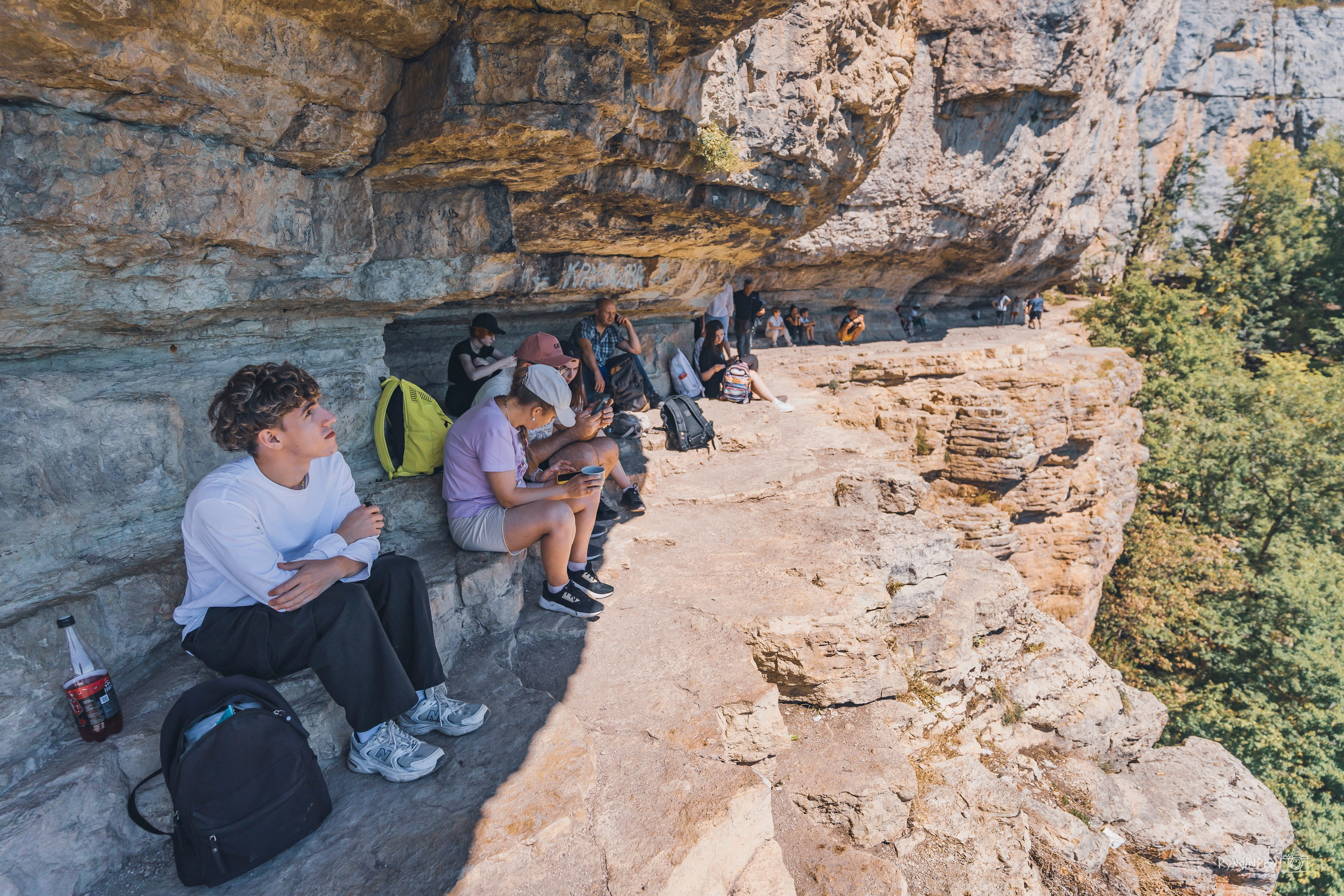 Поход на Орлиную полку + Университетский водопад с командой Мадьяр 15.08.24. Репортажный фотограф в Краснодаре Рындин Дмитрий