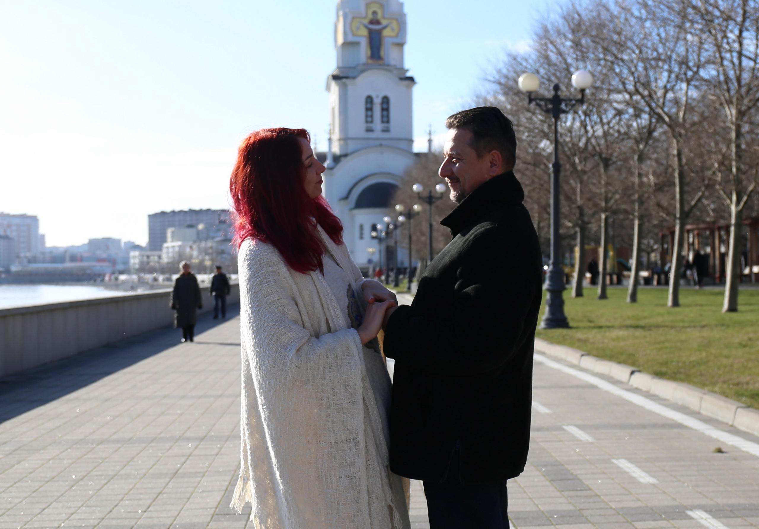 Оксана и Алексей. Семейный и детский фотограф Екатерина Черняева. Снимаю портреты, love story, фотопрогулки, работаю на улице, в кафе, студии, дома у клиента