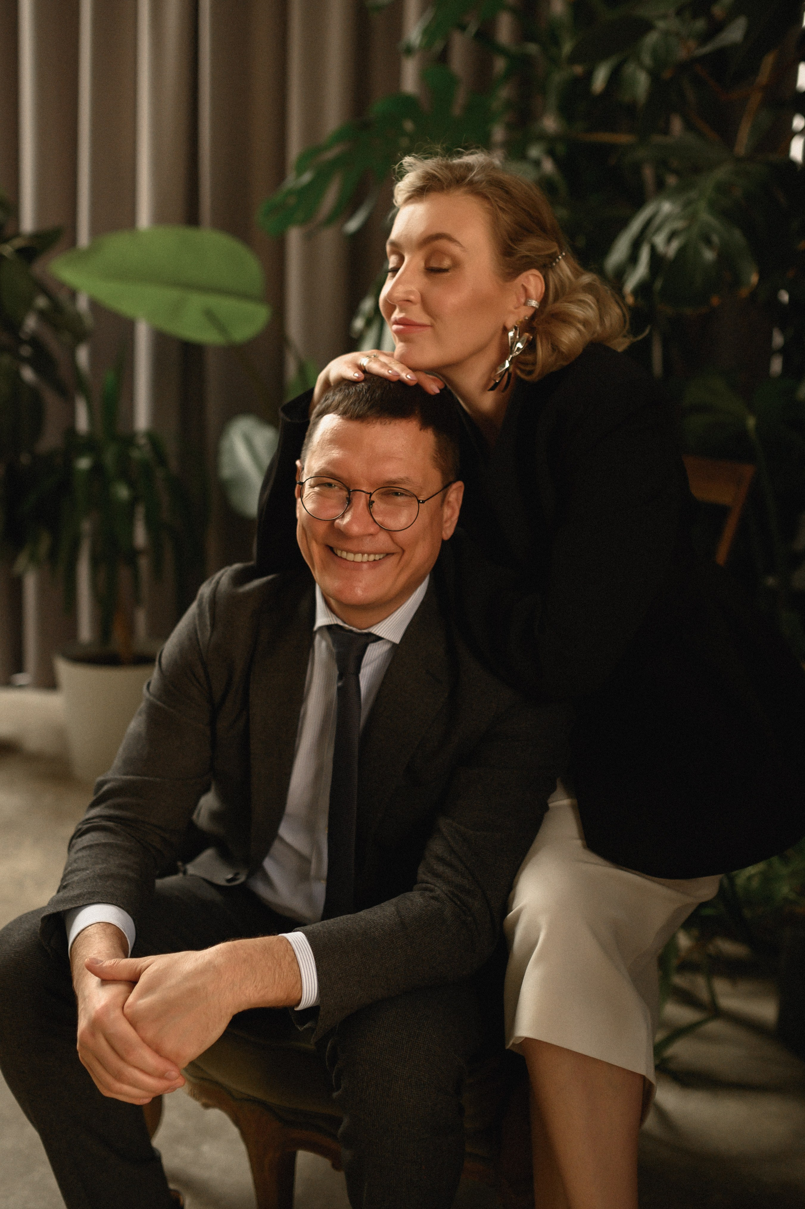 Андрей, Оля и Таисия в студии Пространство. Семейный и свадебный lifestyle-фотограф в Москве Мария Петрова