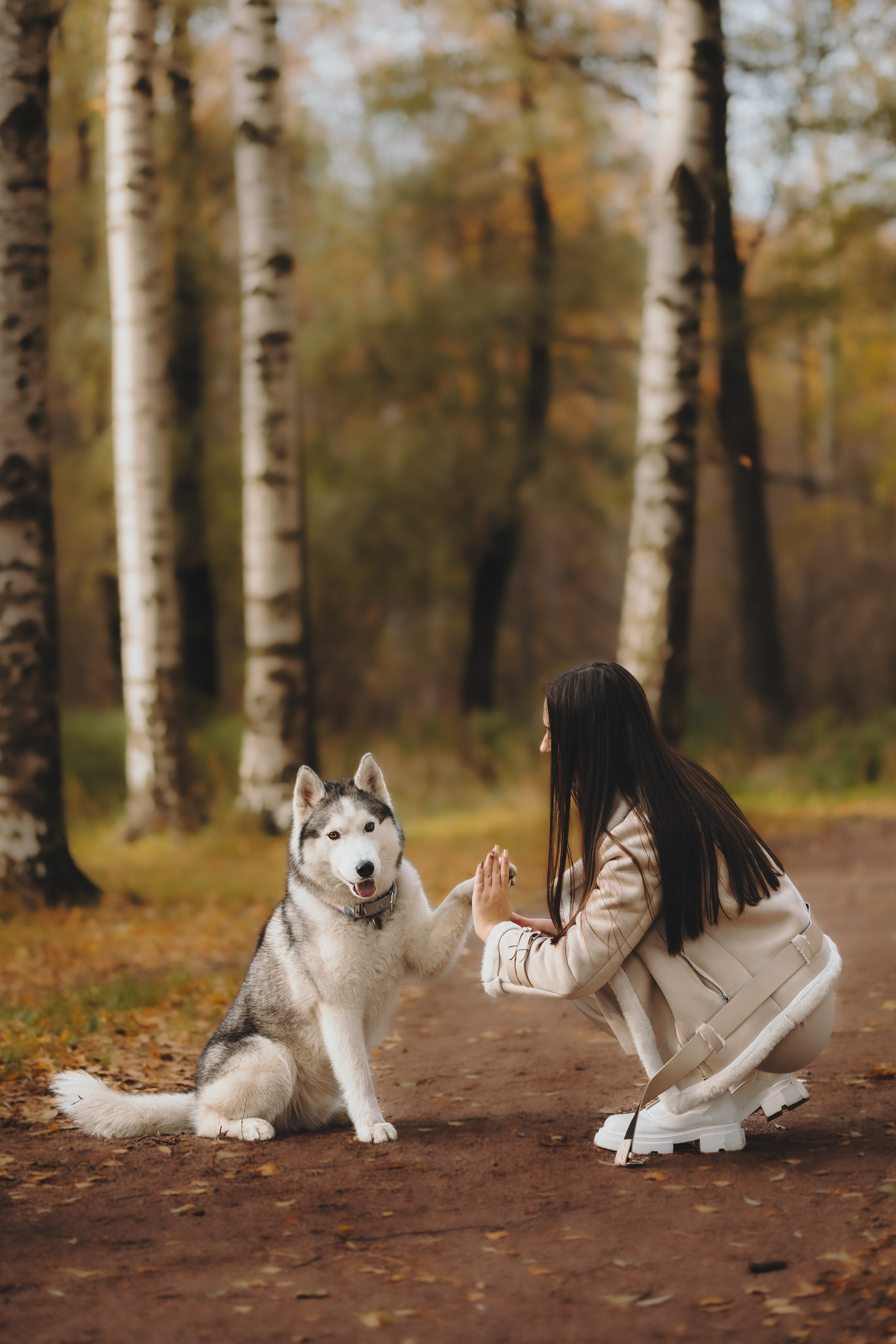 Настя и Айс. Фотограф-анималист в Санкт-Петербурге Алина Яхонт