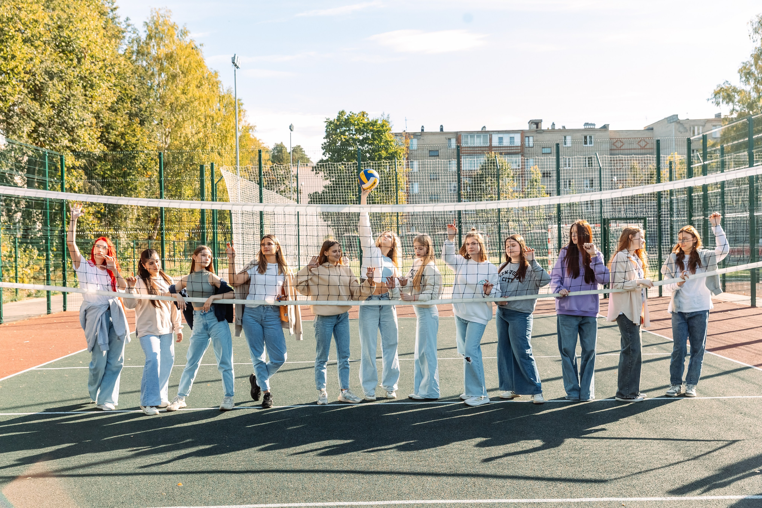 Позирование группы. Выпускные альбомы для детского сада и школы