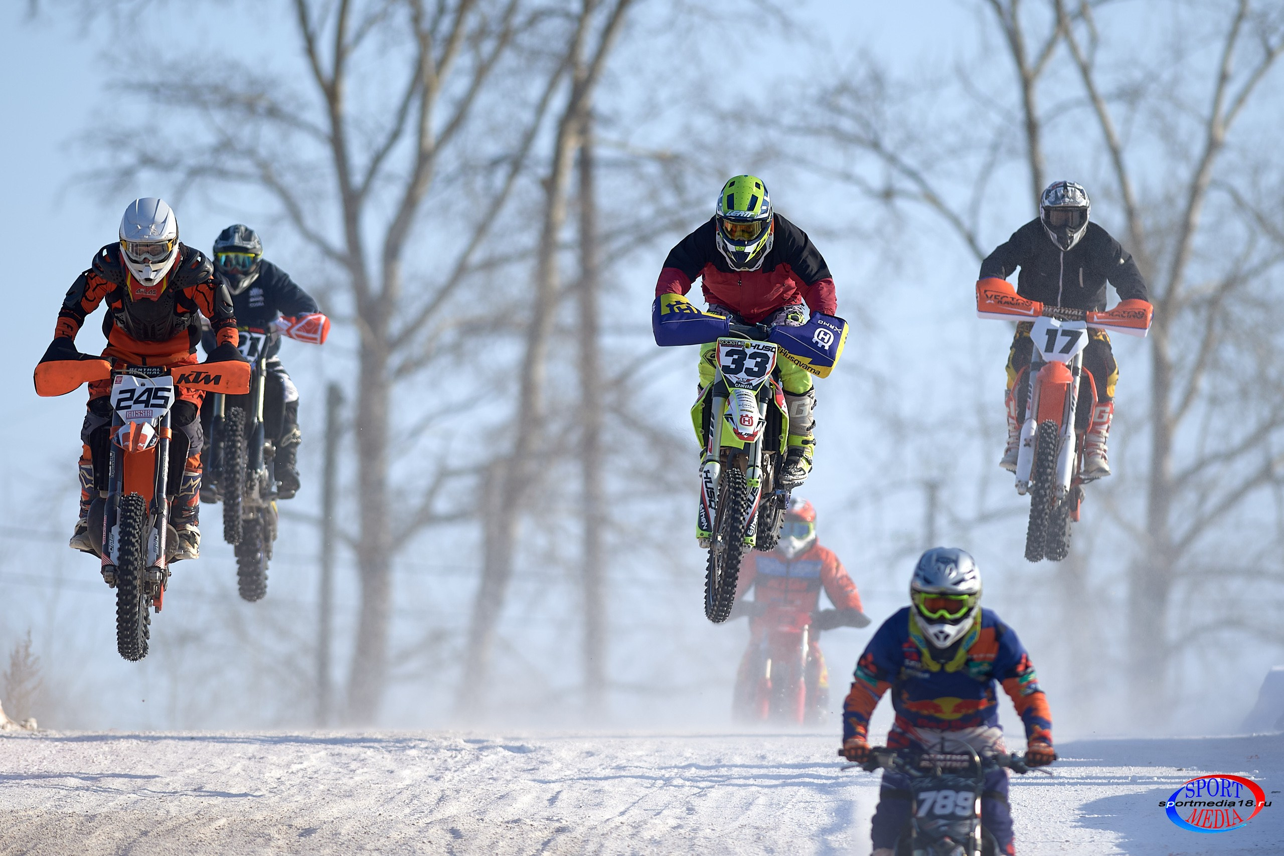 3 этап Кубка Удмуртской Республики по мотокроссу. Воткинск 23.02.2025. Спортивный репортажный фотограф в Ижевске Сергей Мерзляков