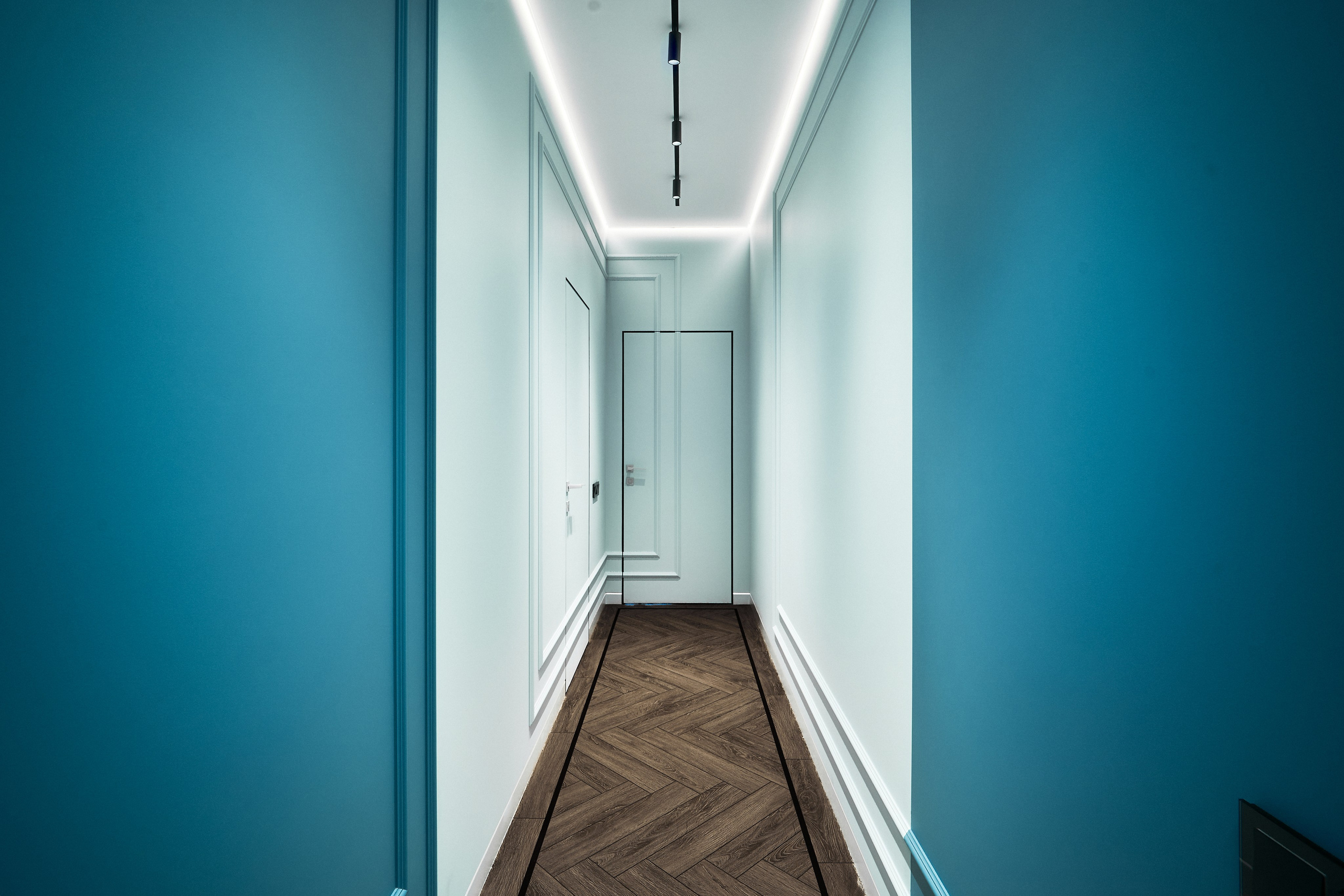 Фотосъёмка и видео тур квартиры с ярким дизайном и видом на Москва-Сити | vhaus. Видеопродакшн недвижимости и архитектуры | Студия VHAUS