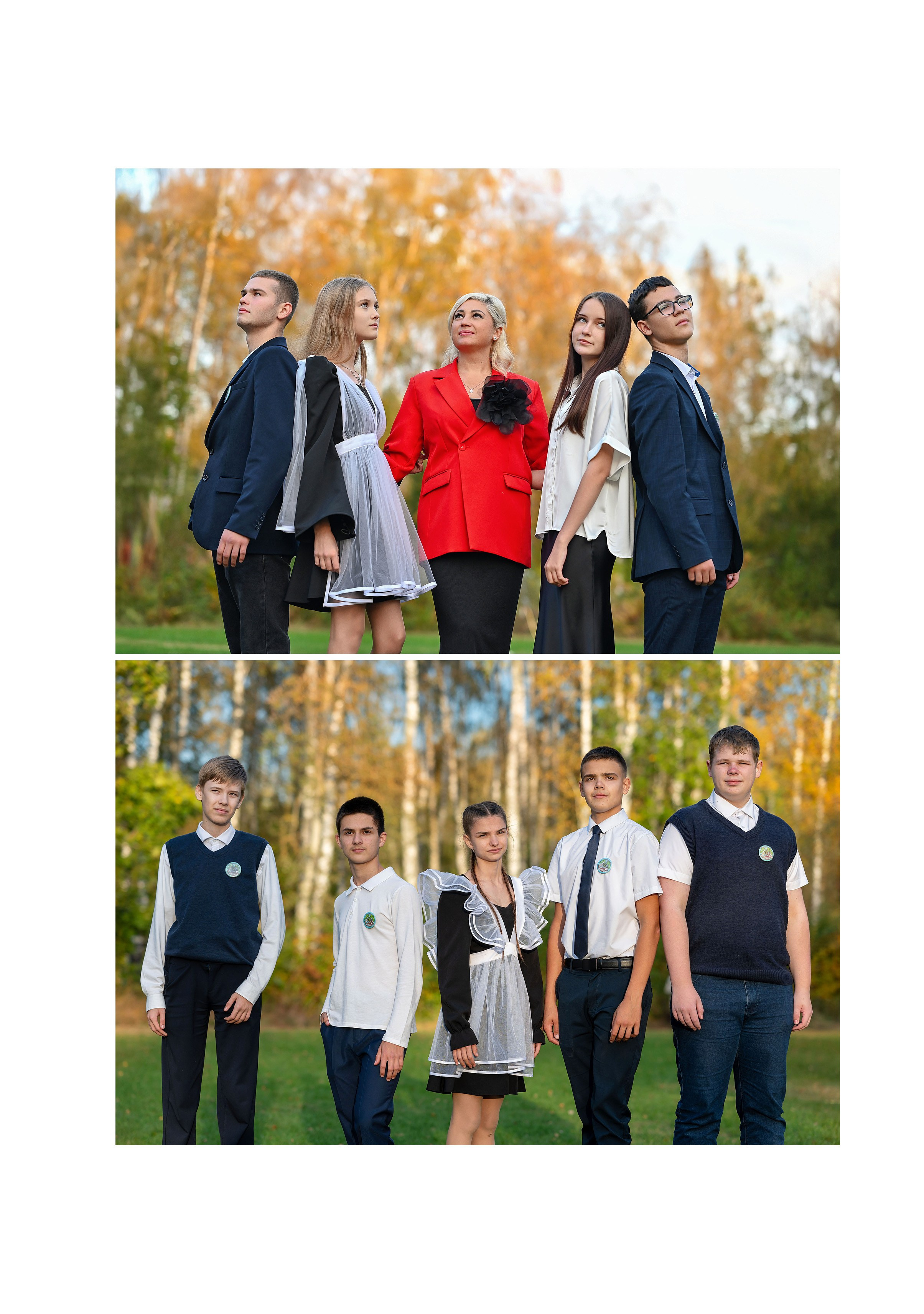 Альбом общей вёрстки для старшей школы 23×30 15 разворотов. Семейный фотограф в г. Воскресенск Наталия Молева